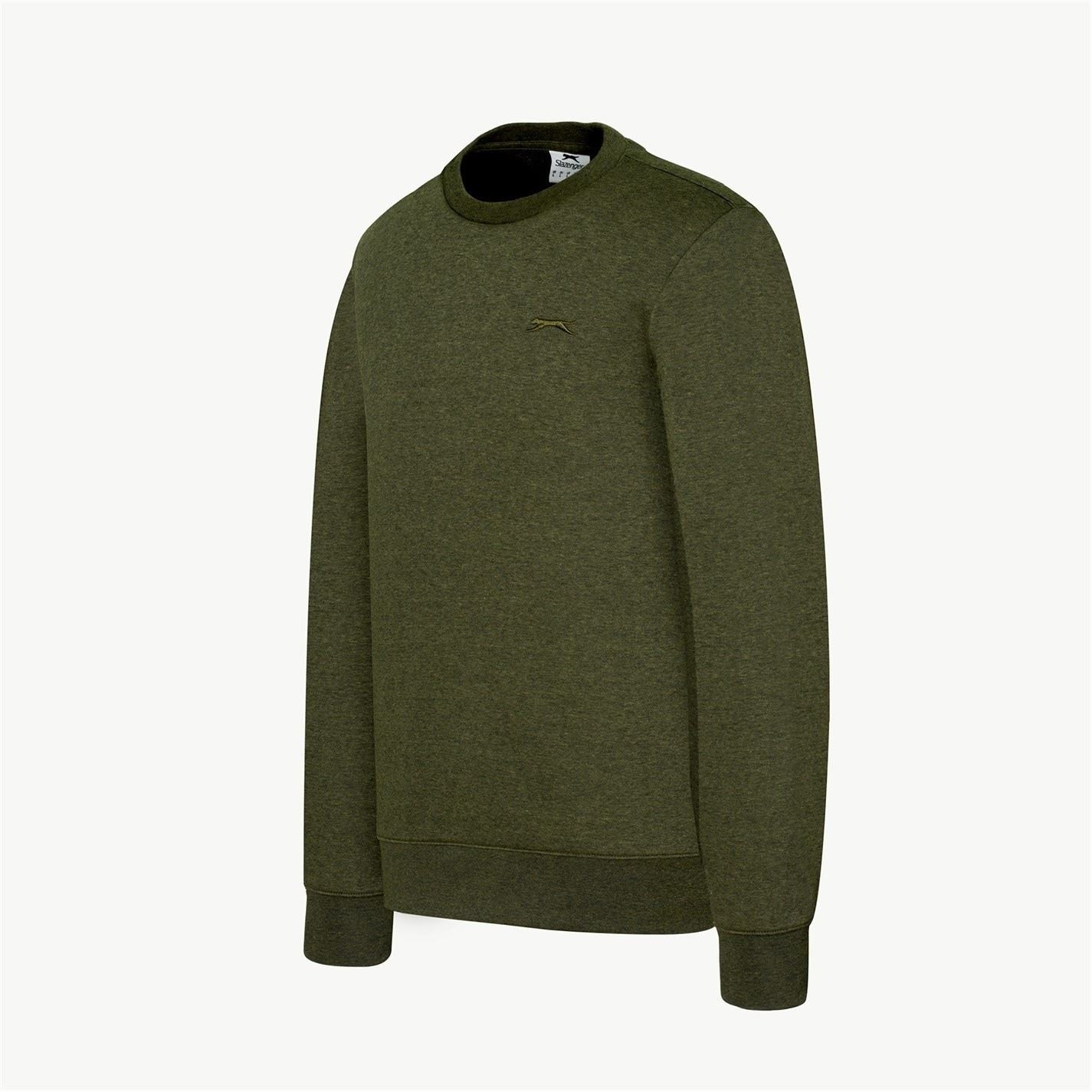 Slazenger Mens Fleece Crew Sweater