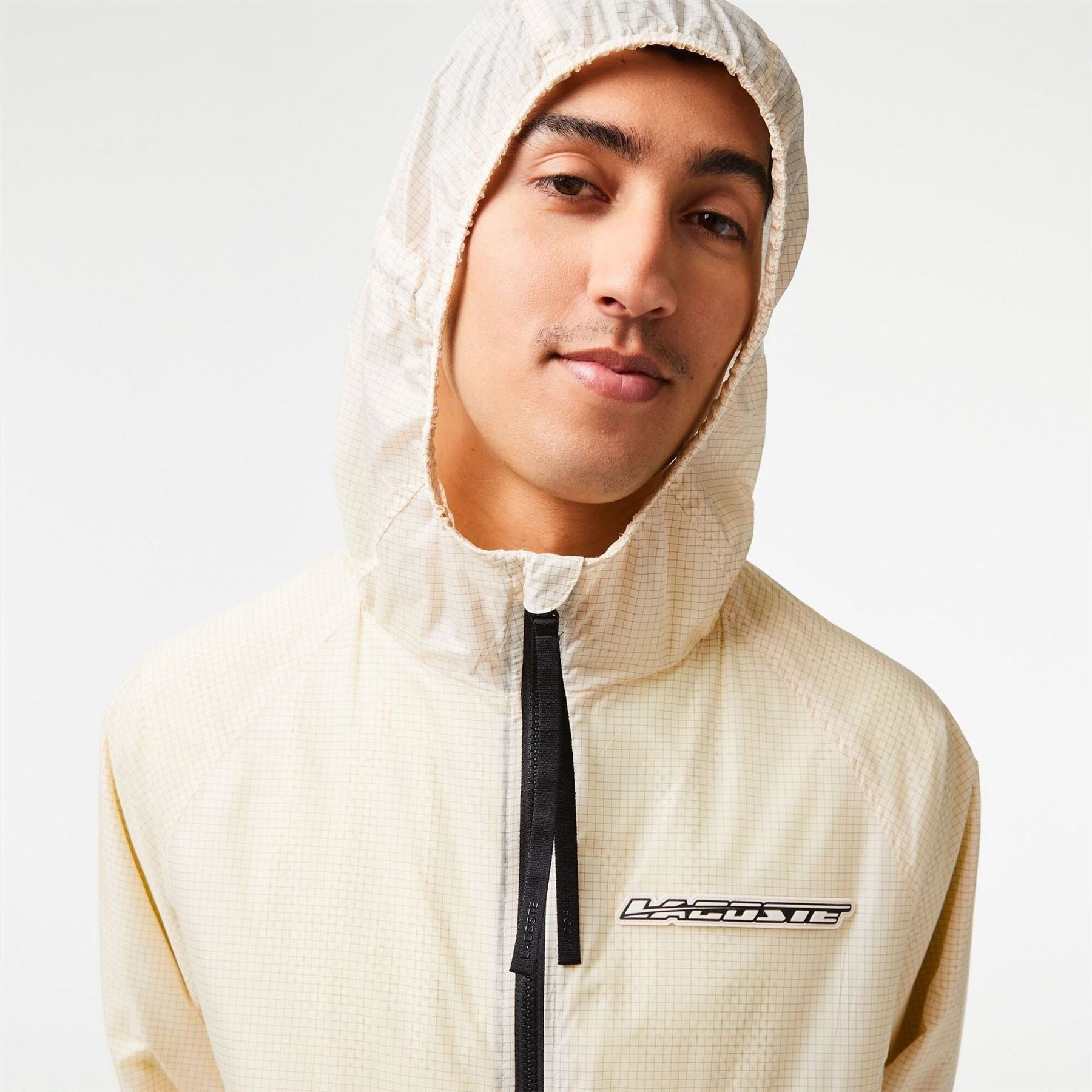 Lacoste Water Resistant Lightweight Rain Anorak