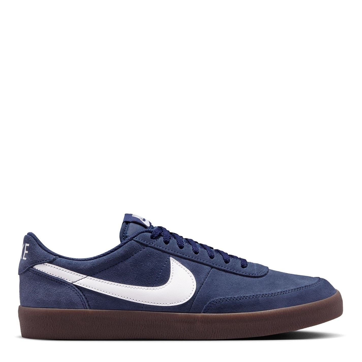 Nike Leather Low Top Flat Heel Sneakers