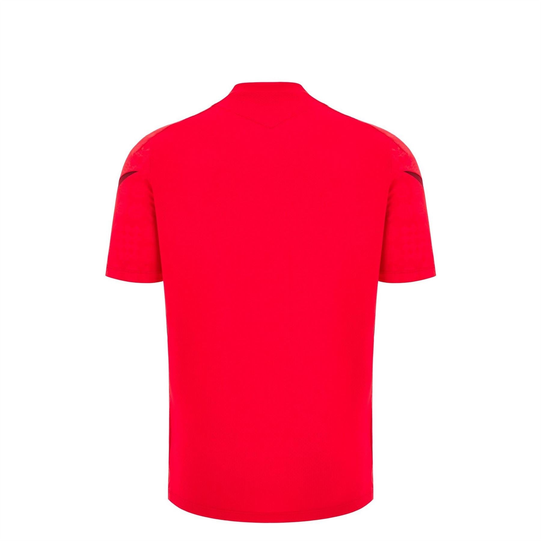 Macron Wales Rugby Training Shirt 2025 Juniors