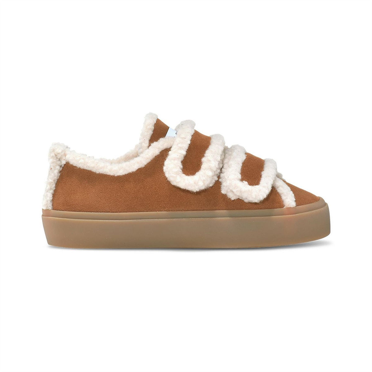 Inuikii Shearling Velcro Low Top Sneakers