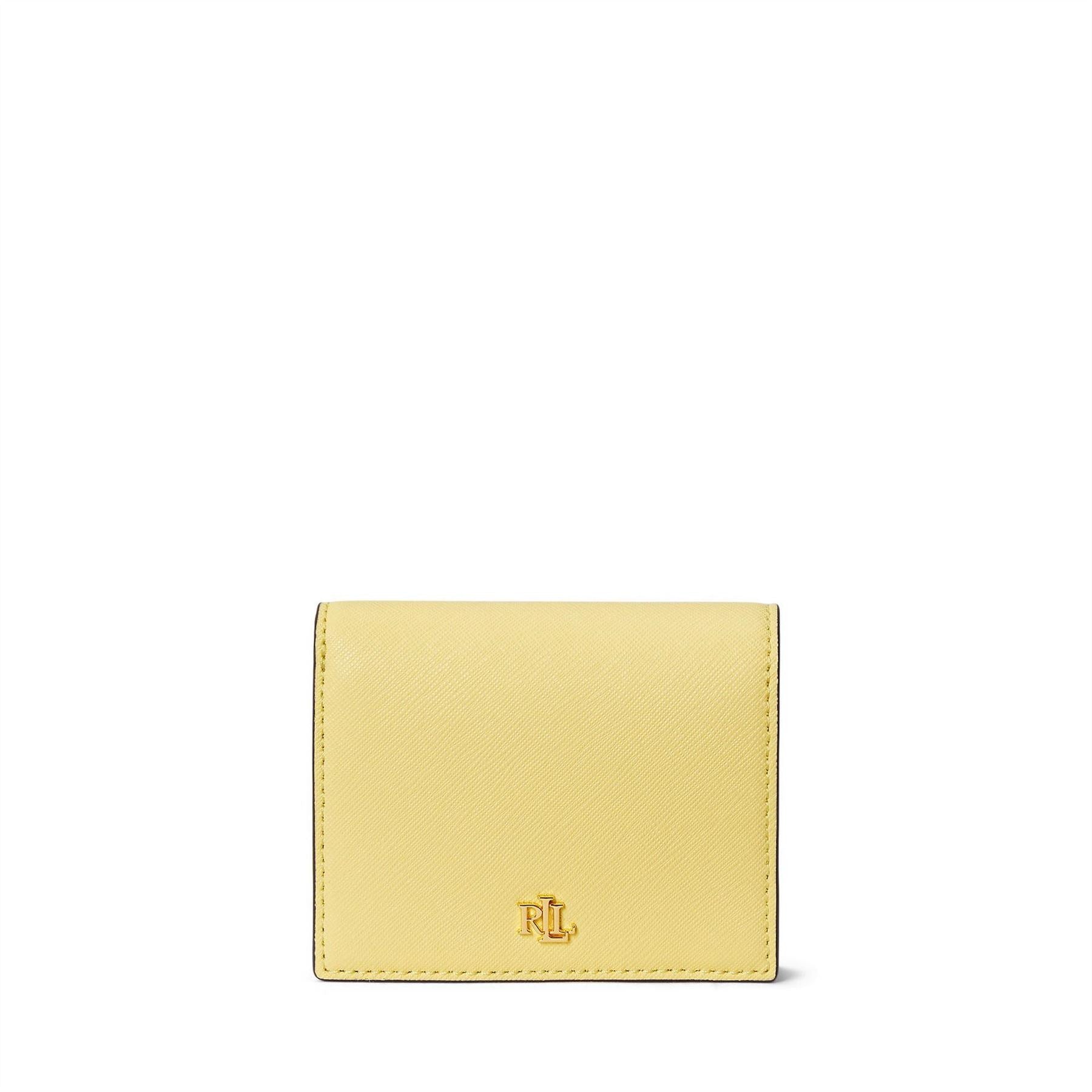 Lauren by Ralph Lauren Real Leather Compact Trifold Wallet