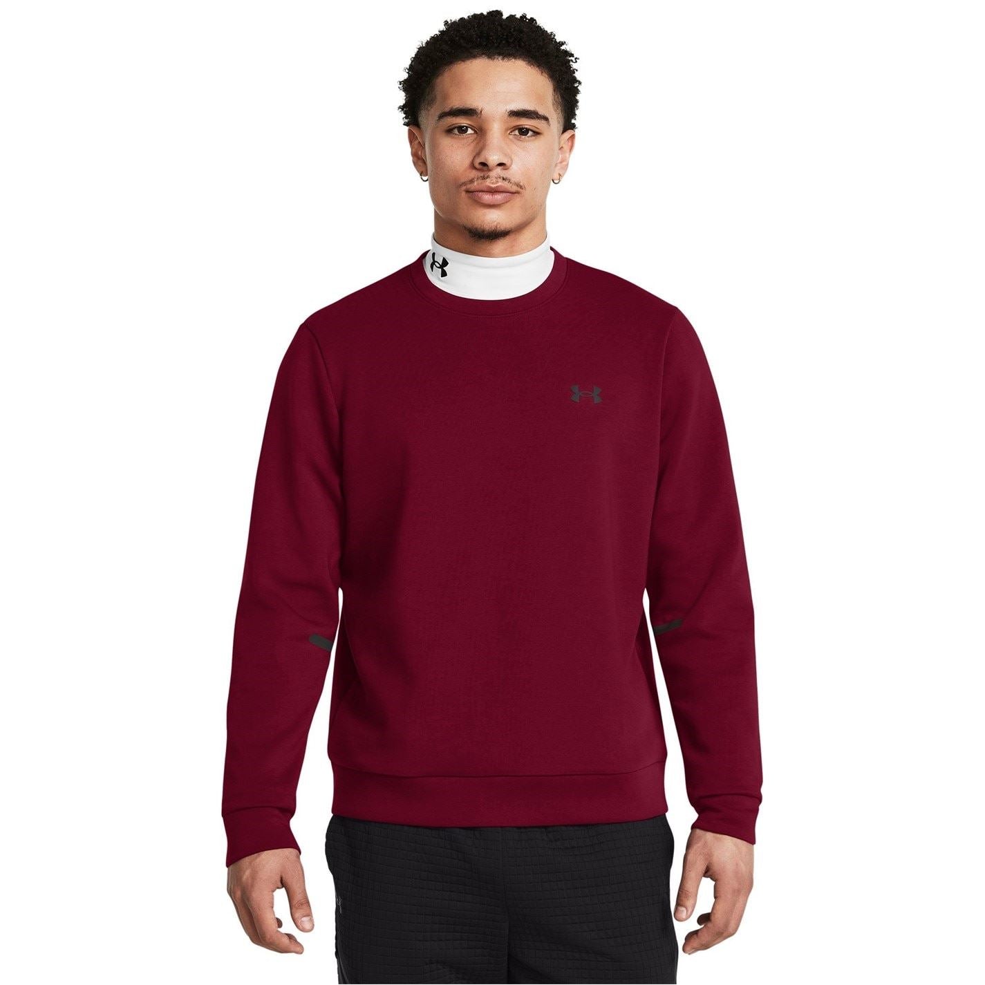 Under Armour Mens Armour Ua Unstoppable Fleece Crew Eu Sweatshirt