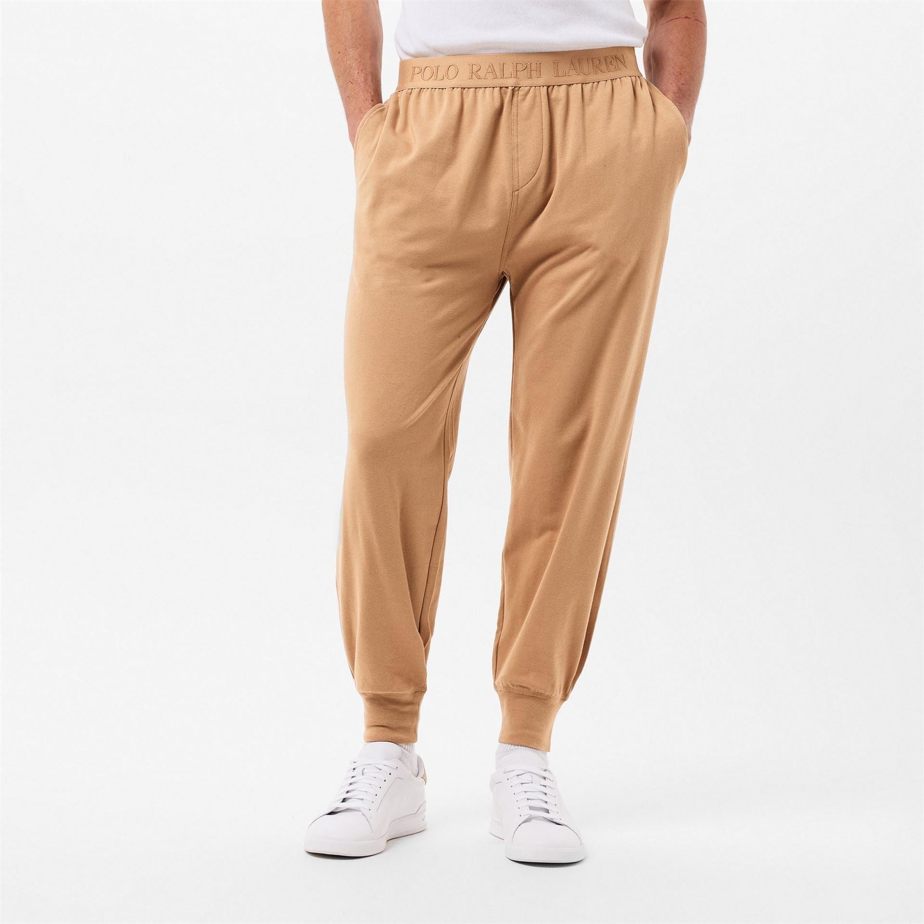 Polo Ralph Lauren Tonal Taped Closed Hem Jersey Joggers