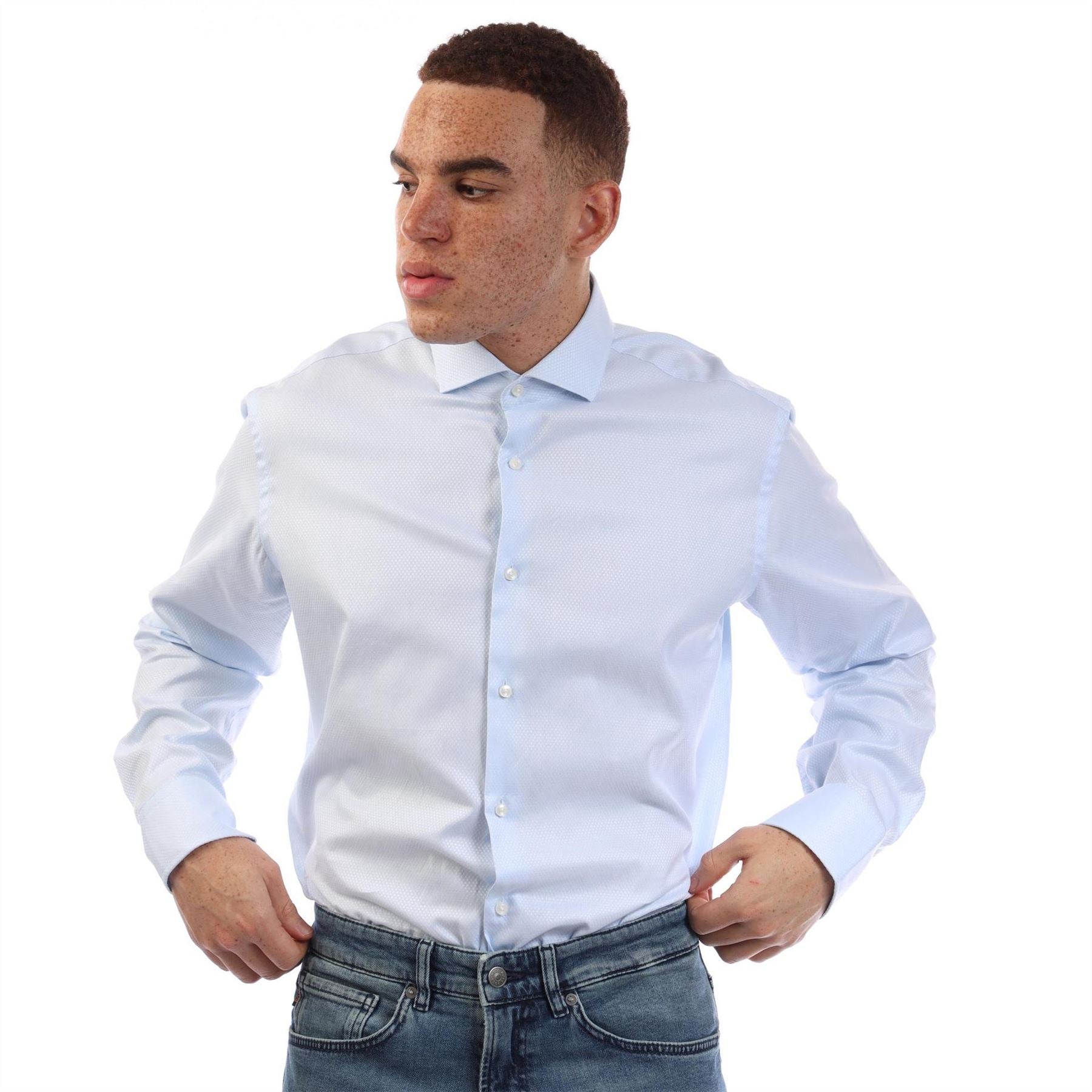 Boss Long Sleeve Oxford Shirt
