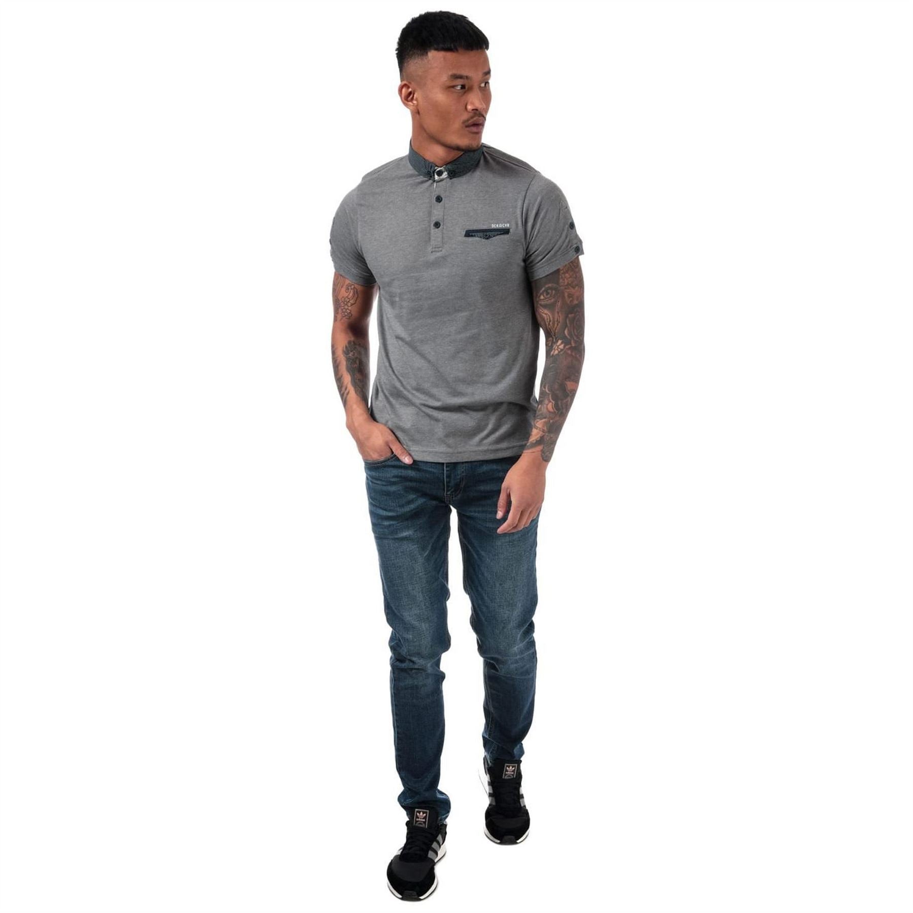 Duck and Cover Overbug Dark Wash Tapered Fit Jean