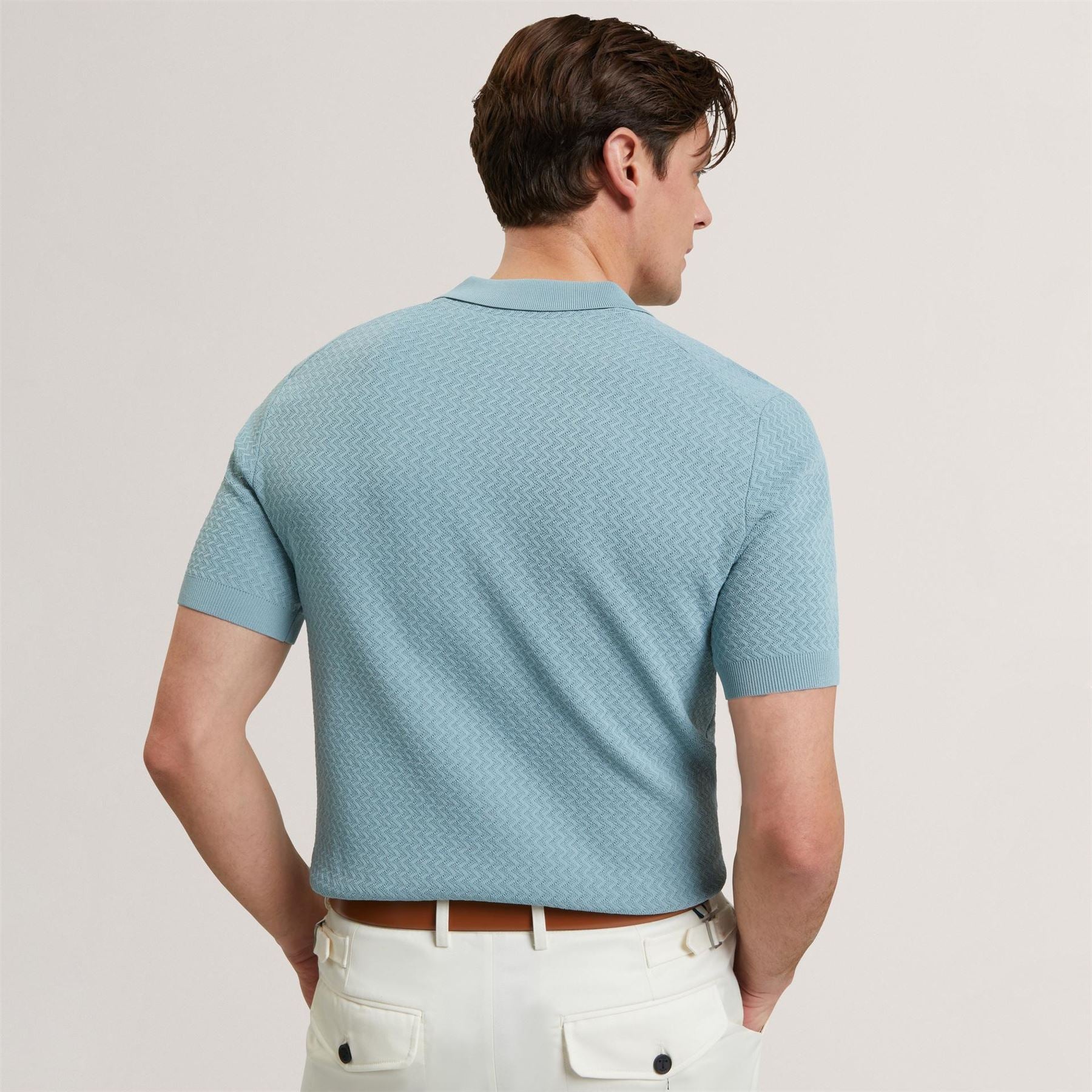 Ted Baker Ss Zzagstch Polo Sn62