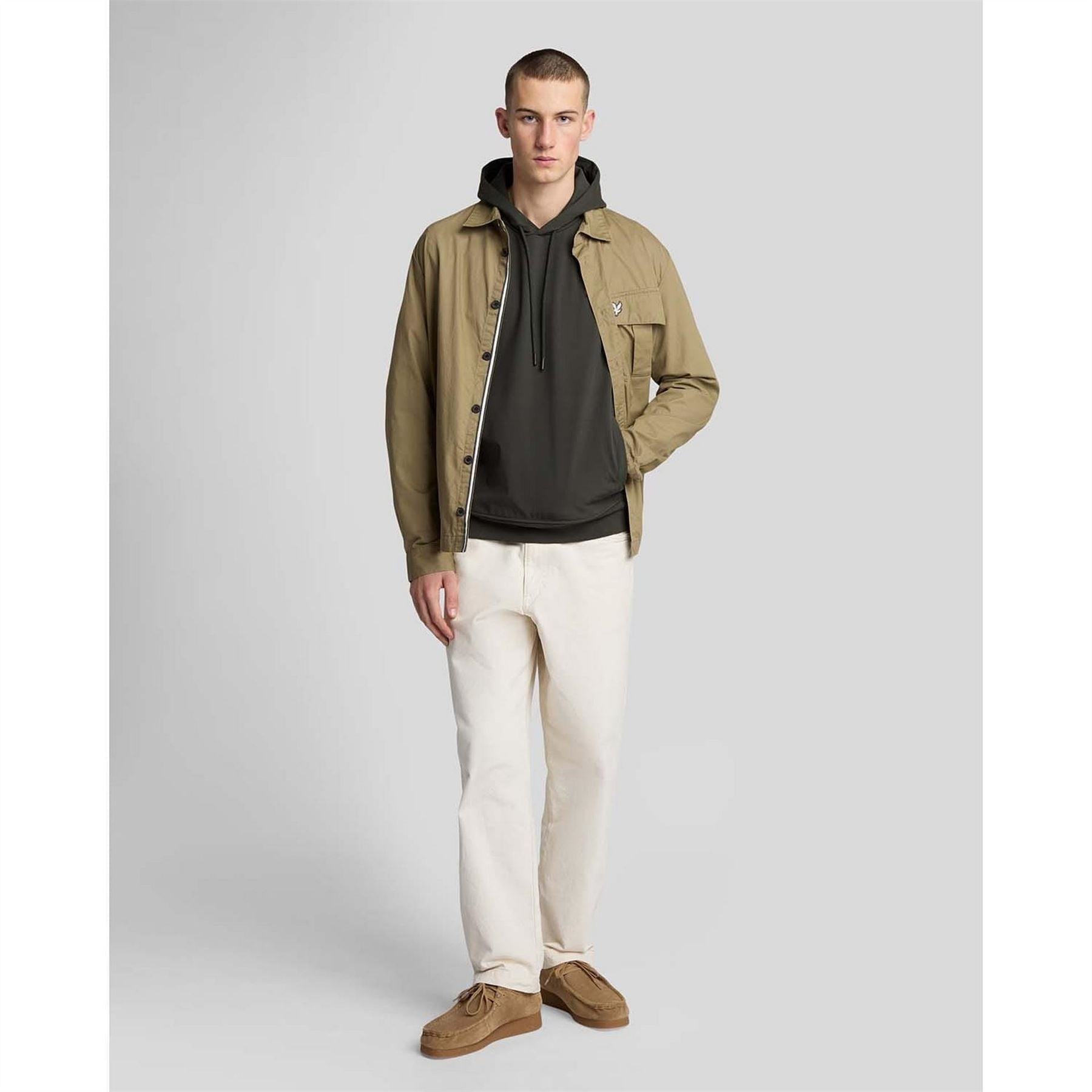 Lyle and Scott Hybrid Pullover Hoodie