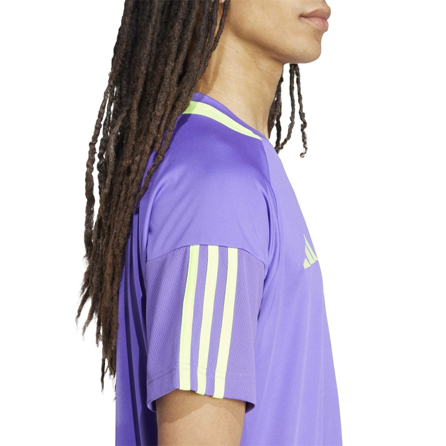 adidas Mens Classic 3 Stripe Sereno T-Shirt