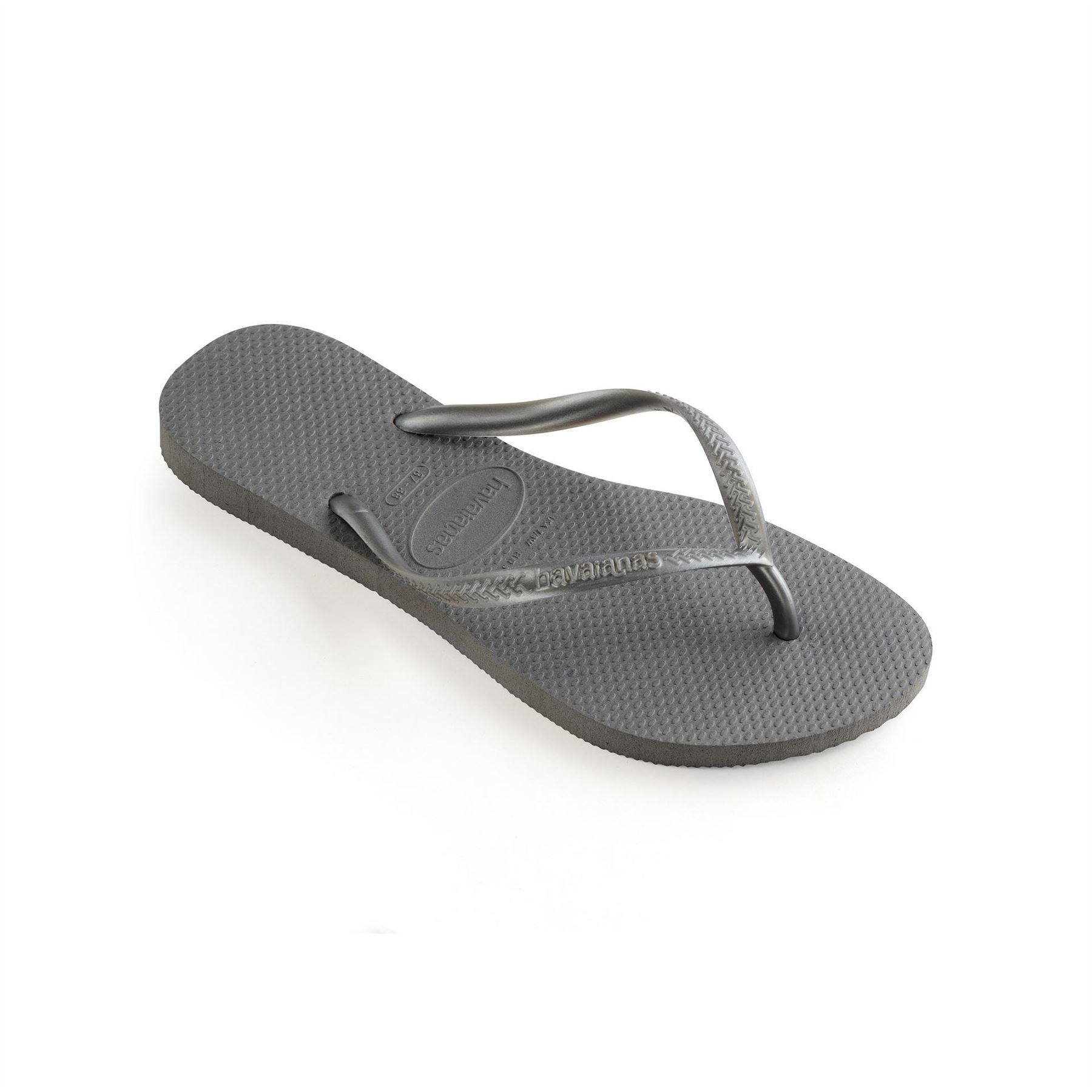 Havaianas Kids Slim Steel Grey Flip Flops