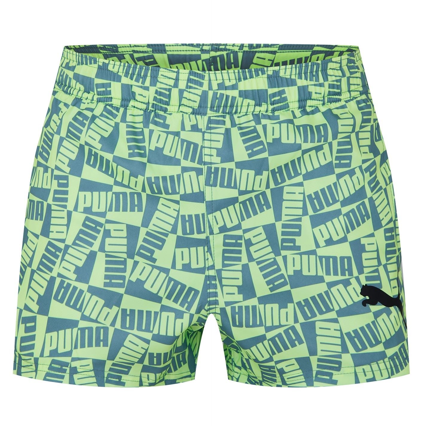 Puma All Over Logo Swim Shorts