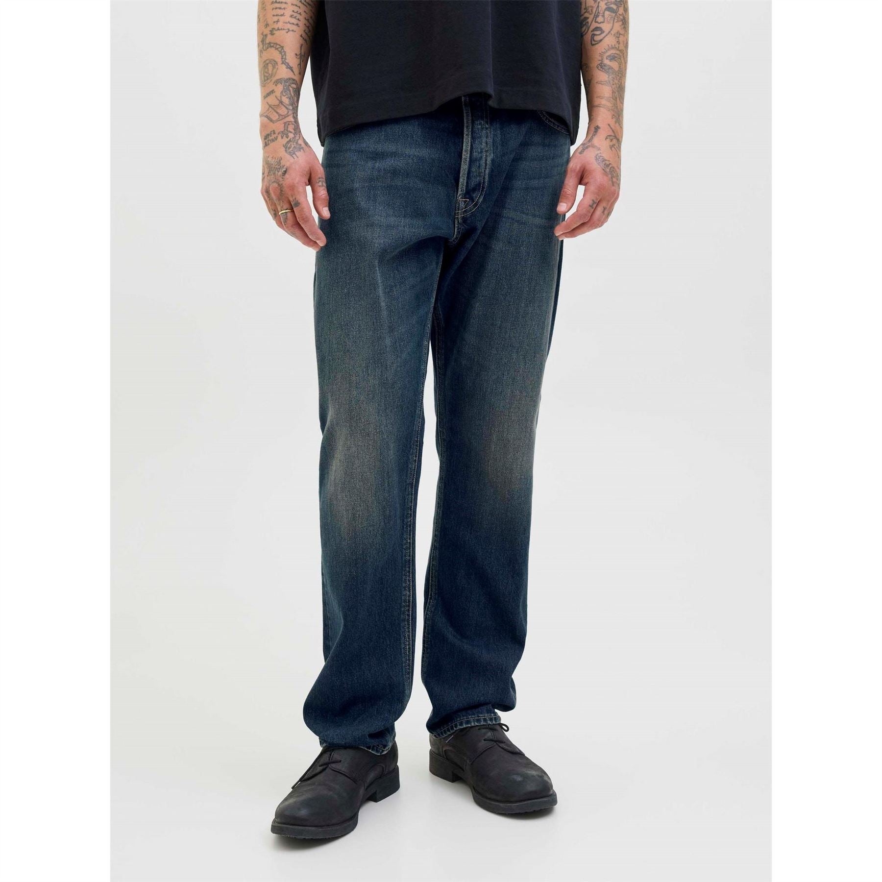Jack and Jones Mens Straight Jeans