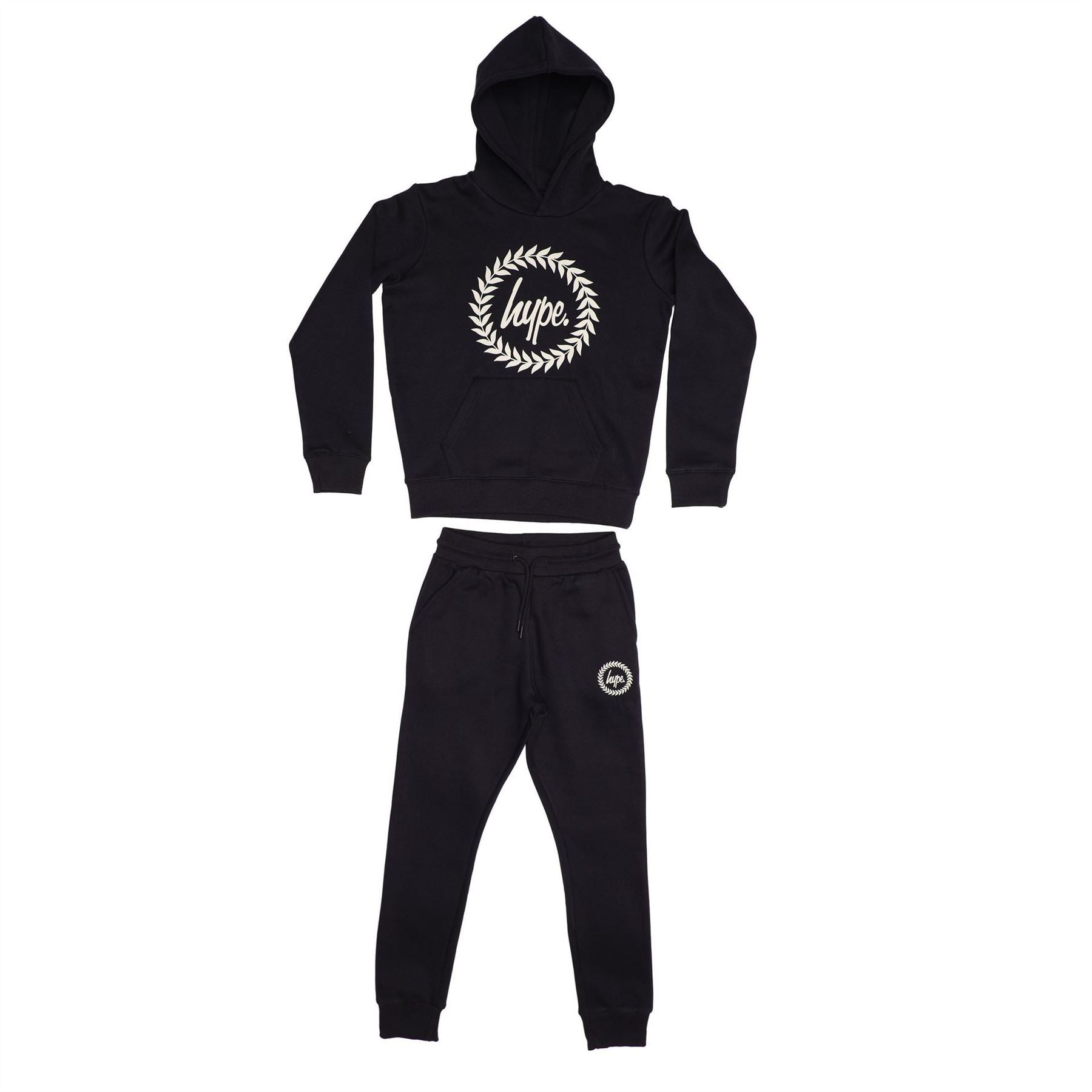 Hype Hooded Lettering Long Sleeve Full Track Suit
