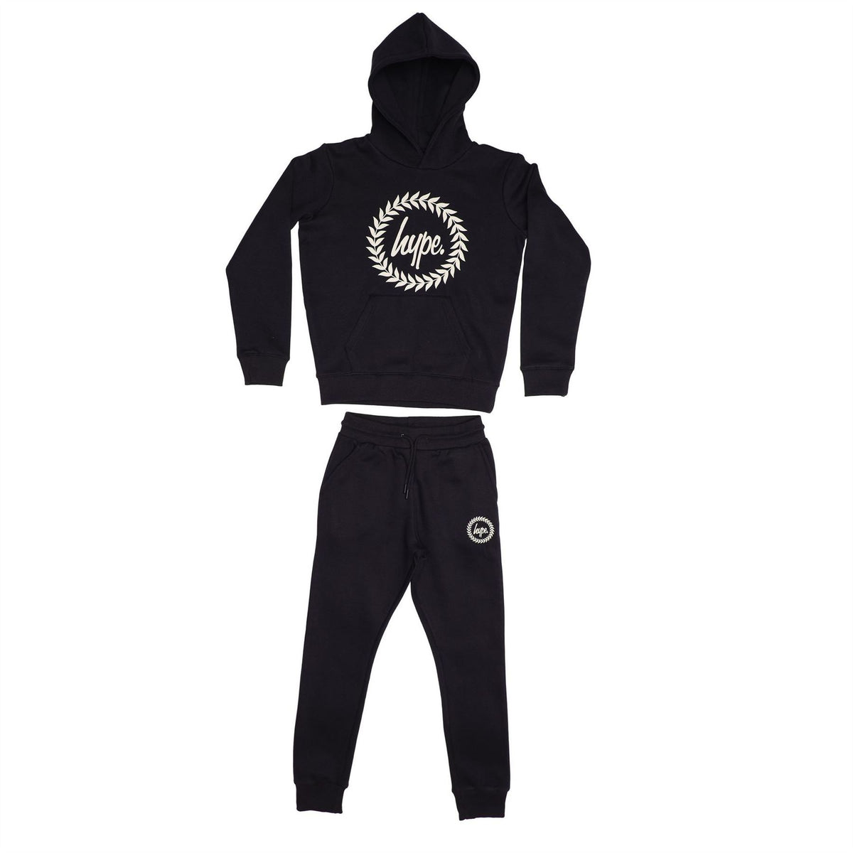 Hype Hooded Lettering Long Sleeve Full Track Suit