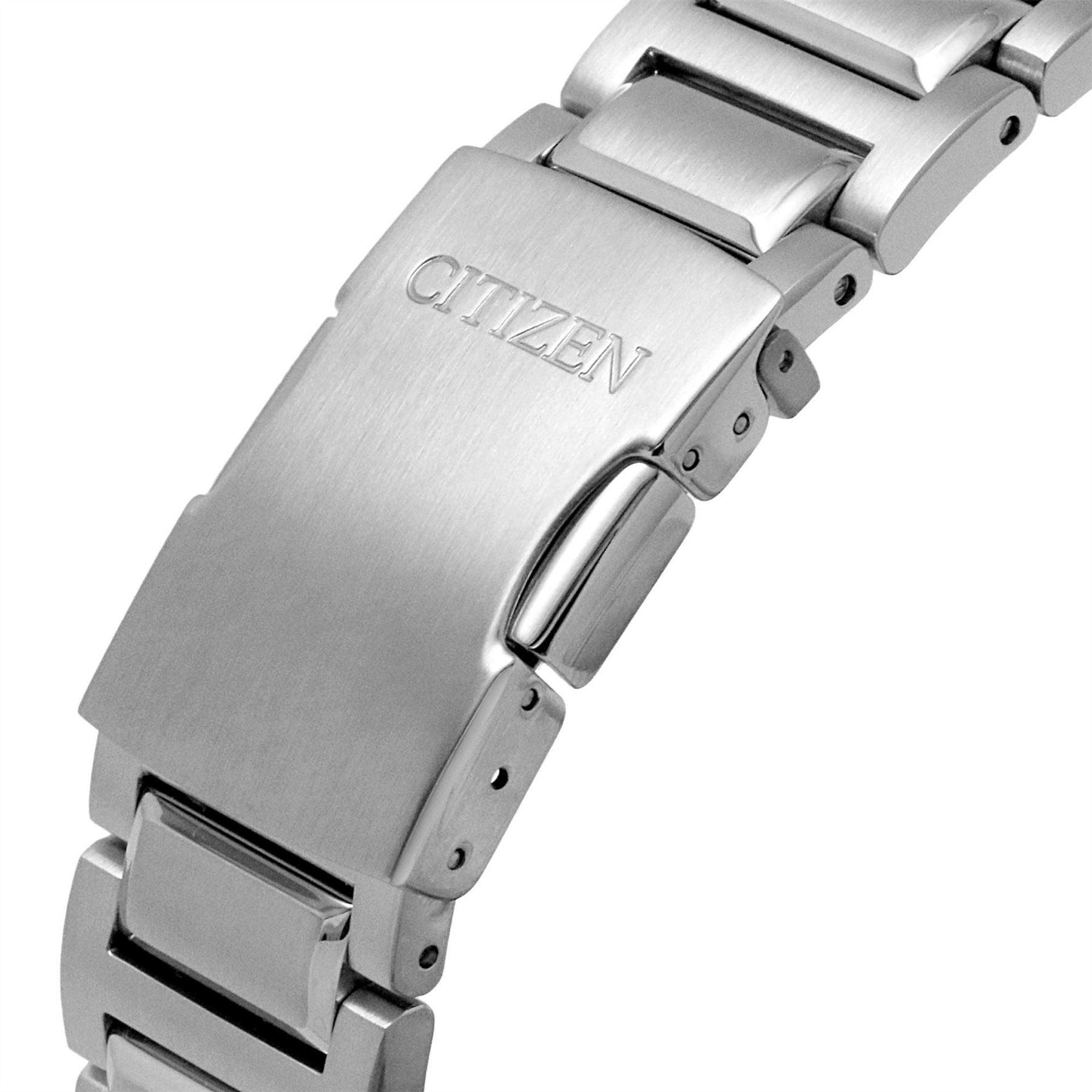 Citizen Stainless Steel Classic Eco Drive Watch Aw1428 53x