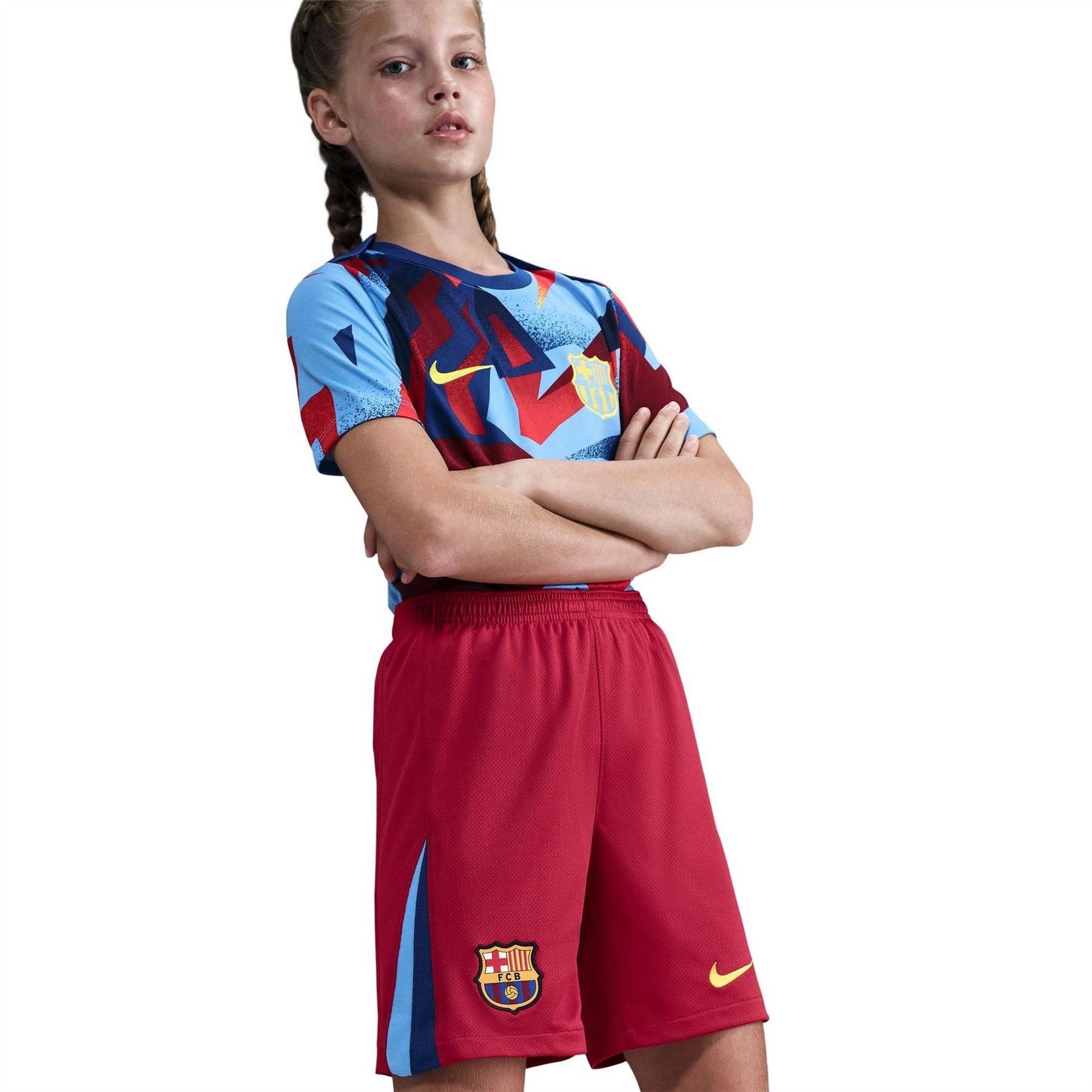 Nike Barcelona Fourth Shorts 25 26 Juniors