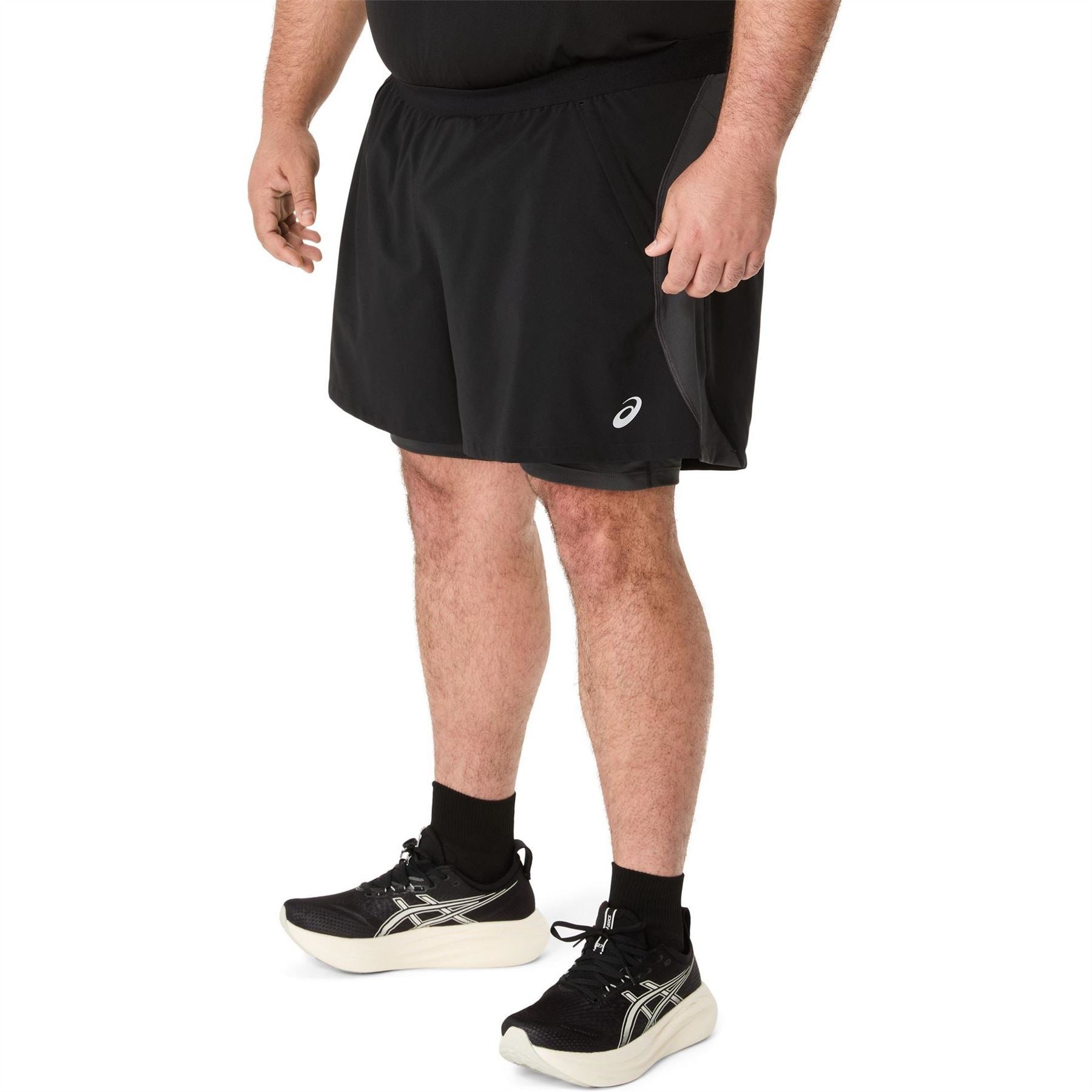 Asics Mens 2n1 5in Short Running