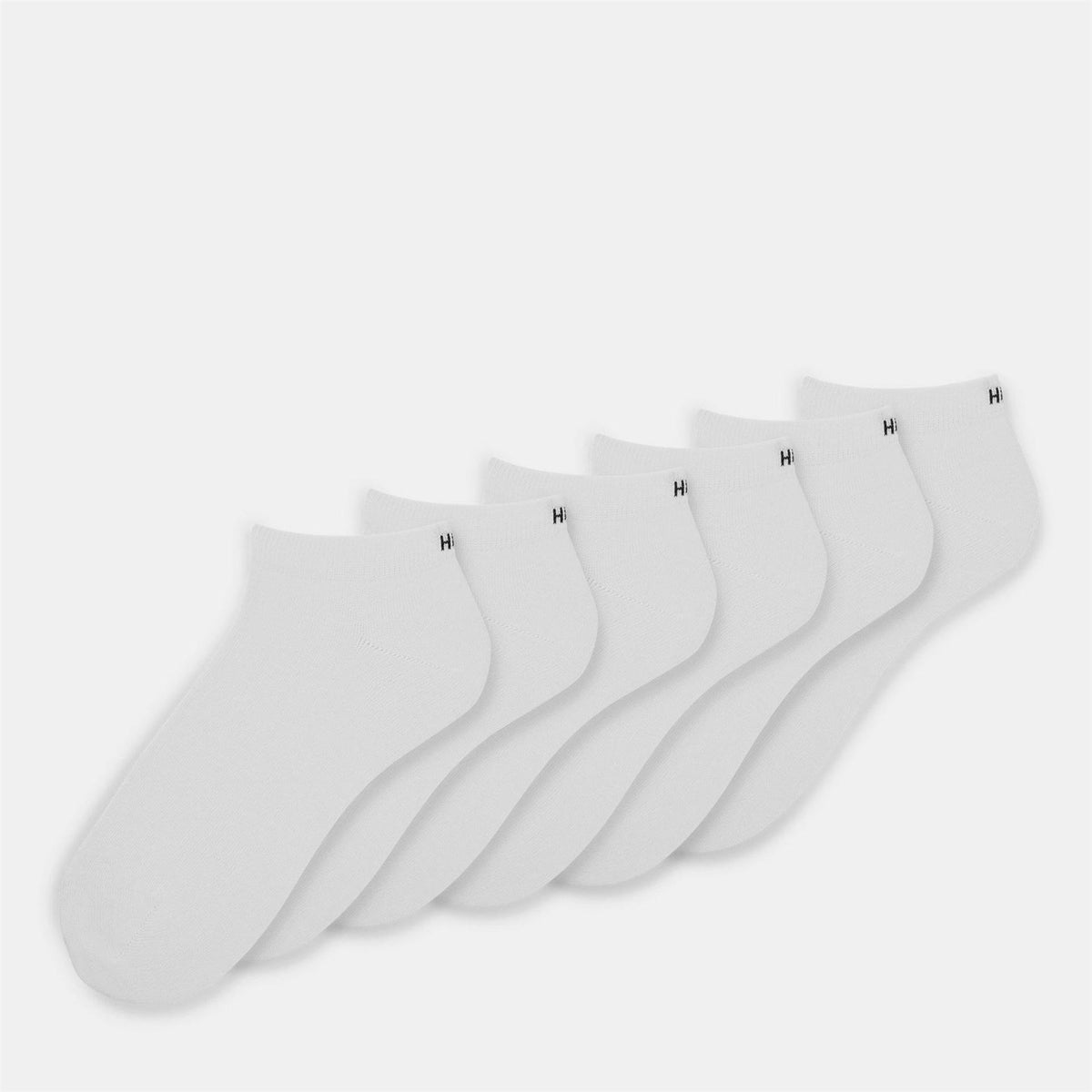 Hugo Cotton Blend 6 Pack Trainer Socks