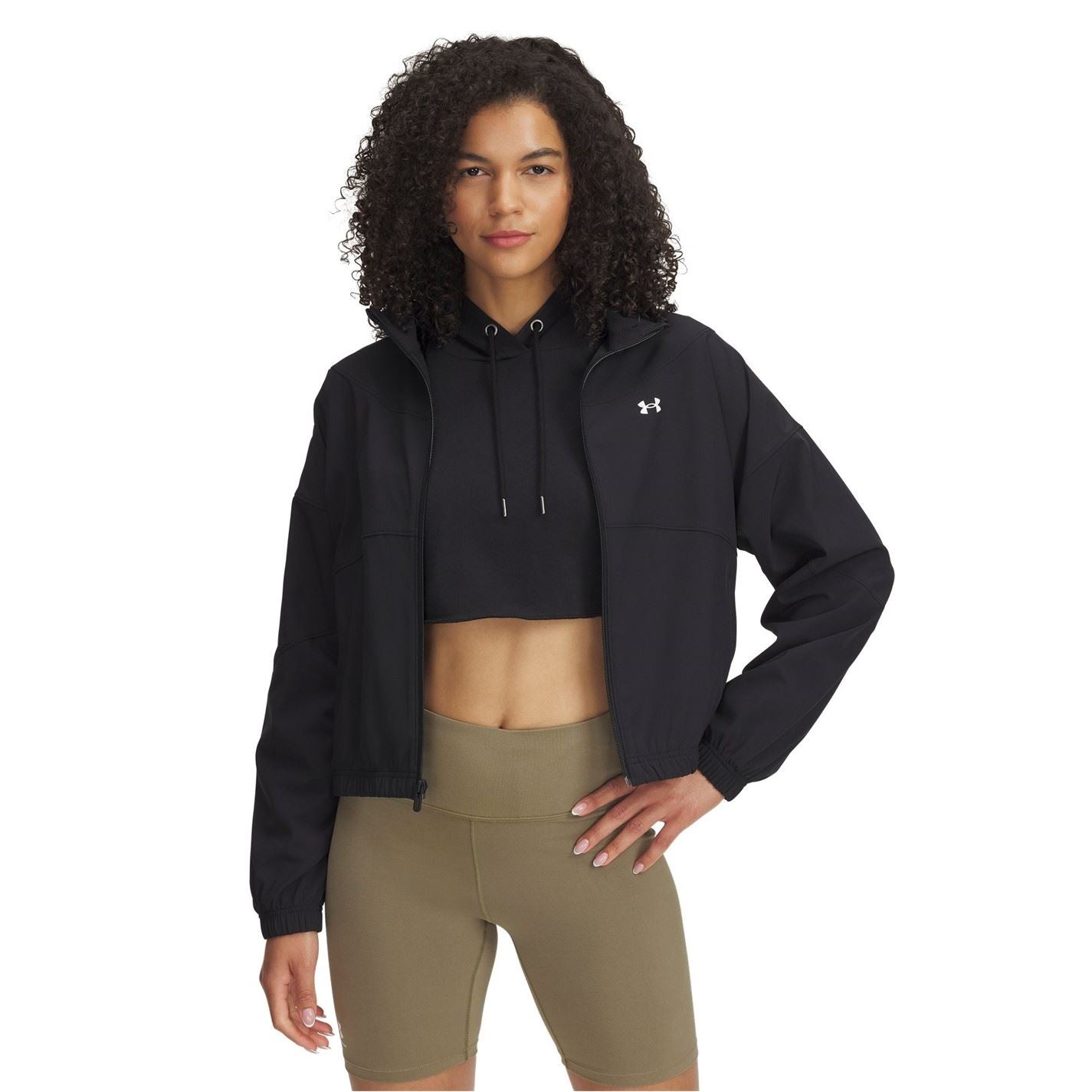 Under Armour UA Rival Mock Neck Bomber Jacket