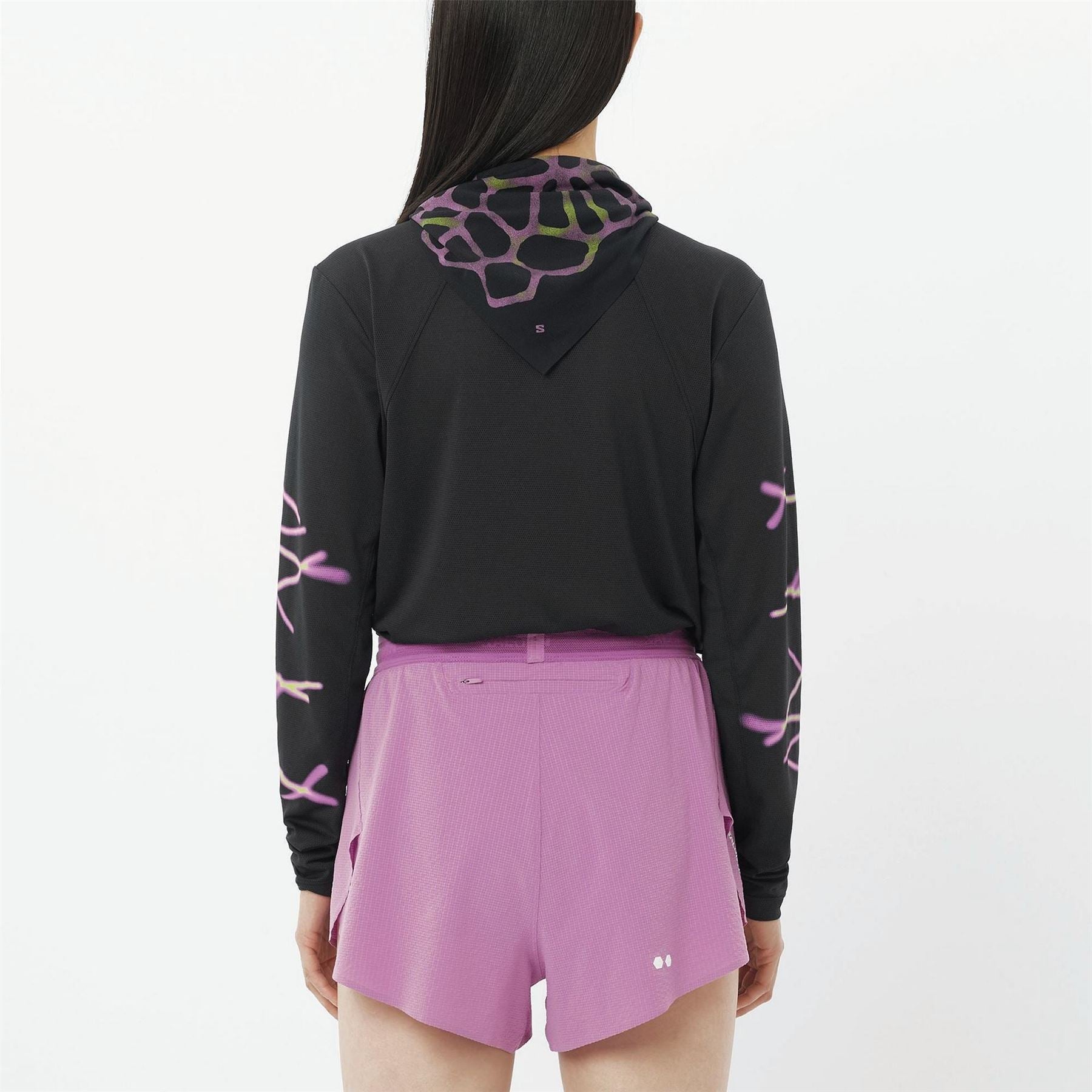 Salomon Womens Core Graphic Ls Running Tee
