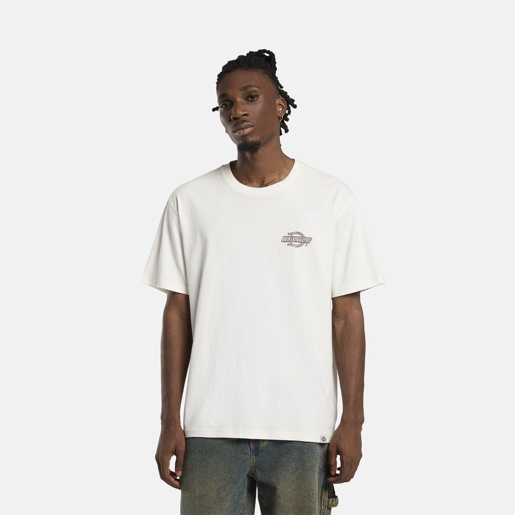 Dickies Wood Horseshoe Logo Print Regular Fit Crew Neck Short Sleeve T-Shirt
