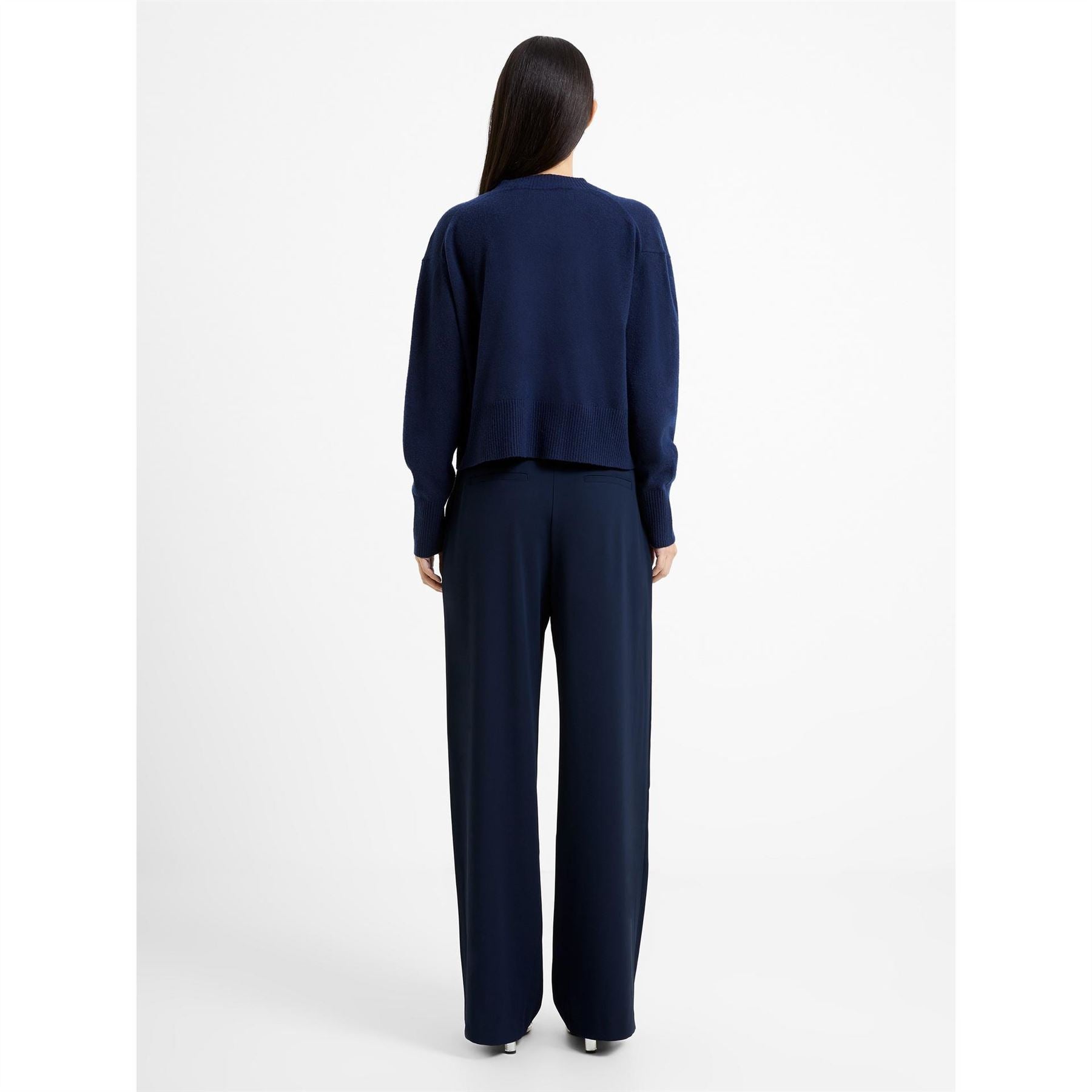 French Connection Vhari Long Sleeve V Neck Relaxed Fit Jacket