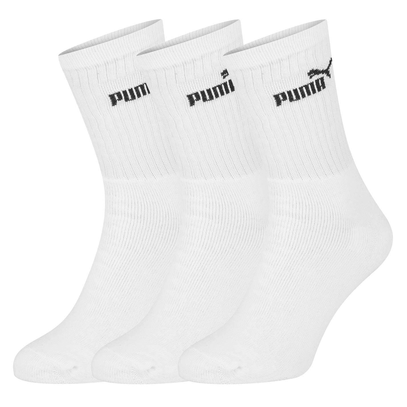 Puma Mens 3 Pack Crew Socks