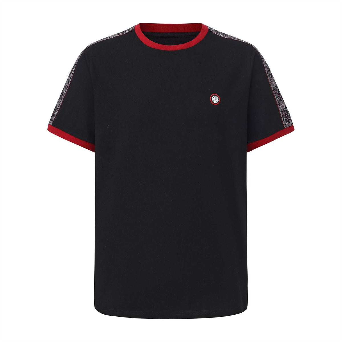 Pretty Green Mens Green Tape Tee