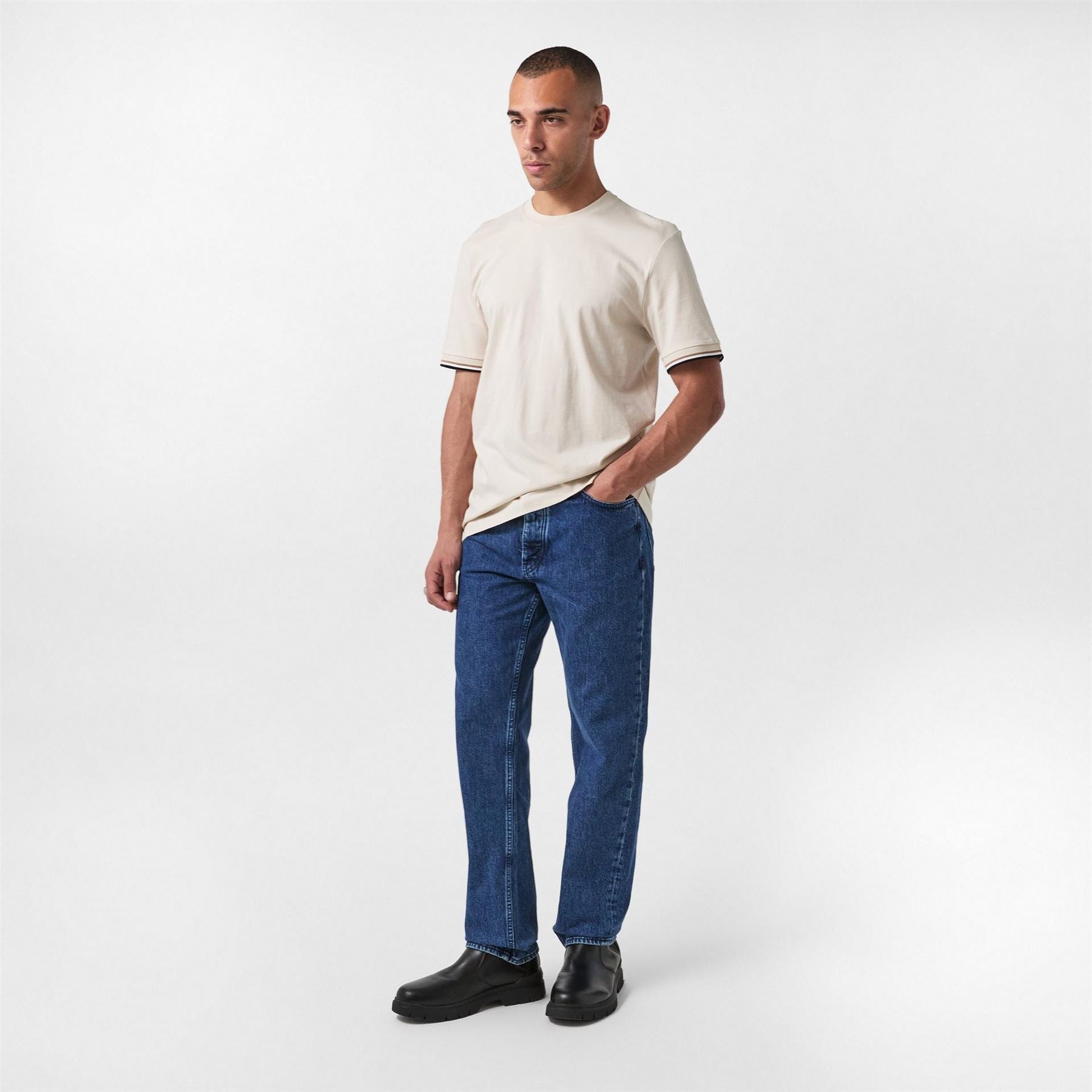 Boss Akron Slim Fit Five Pocket Jeans