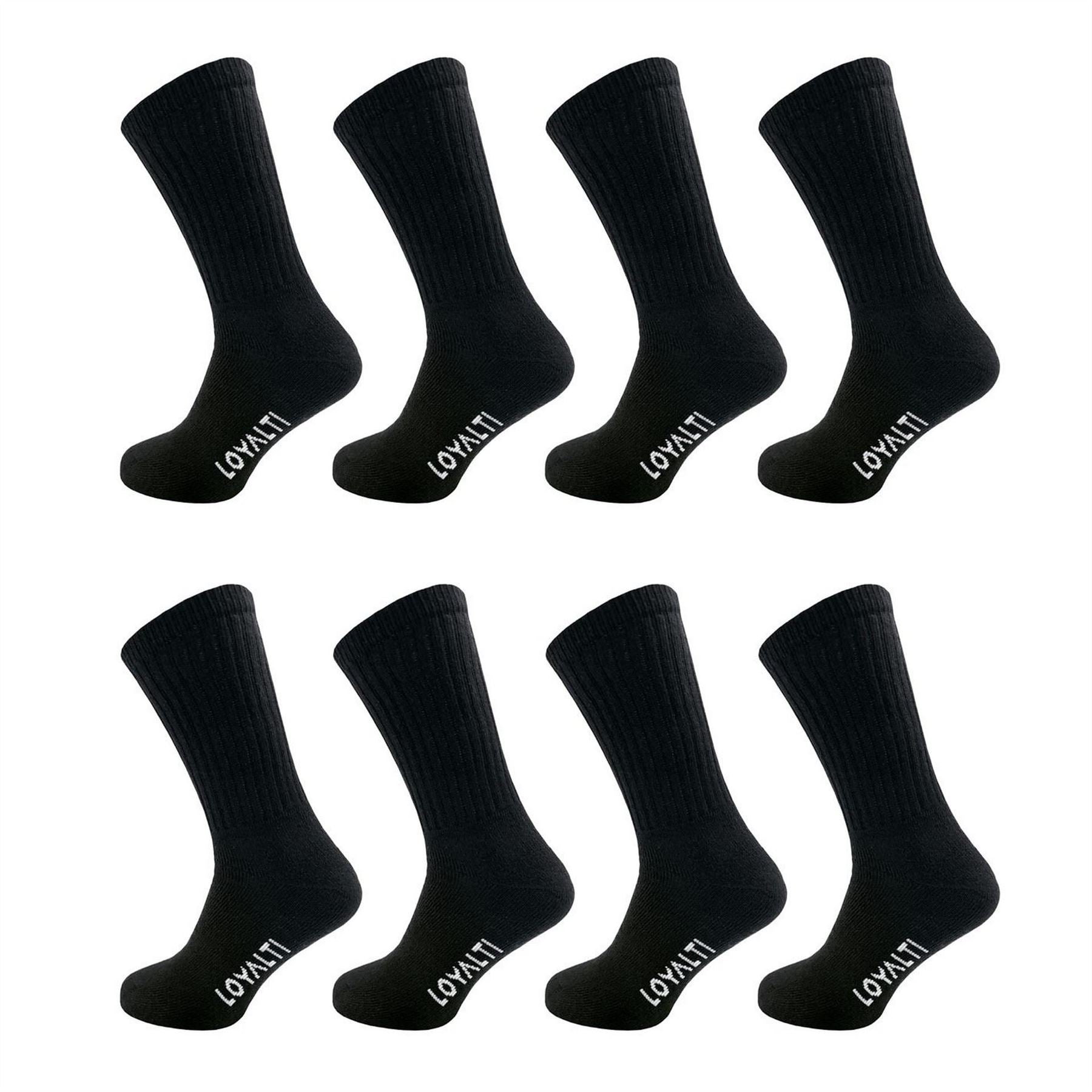 Loyalti 8 Pack Crew Socks