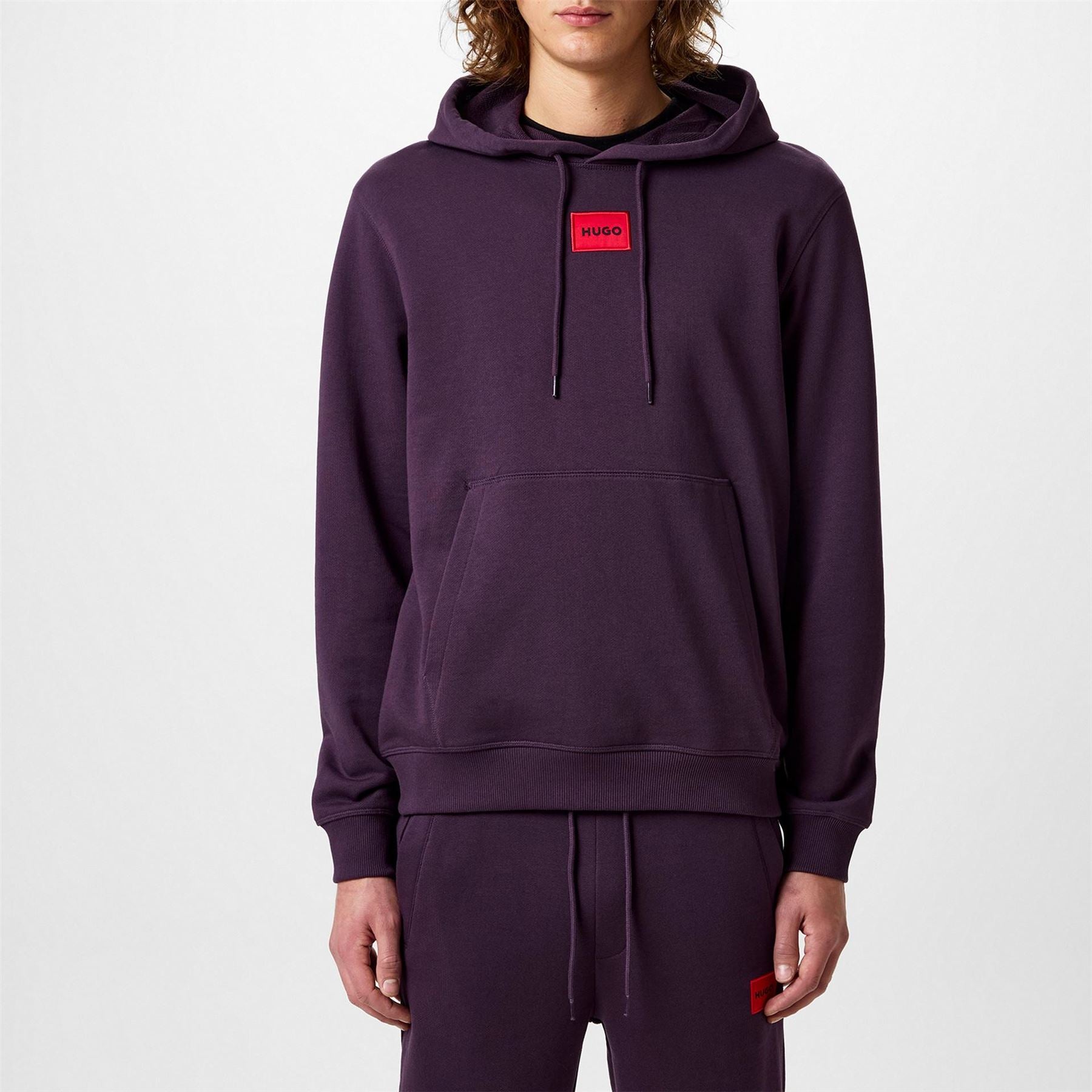 Hugo HUGO Daratschi Drawstring Hoodie   Contemporary Streetwear Design