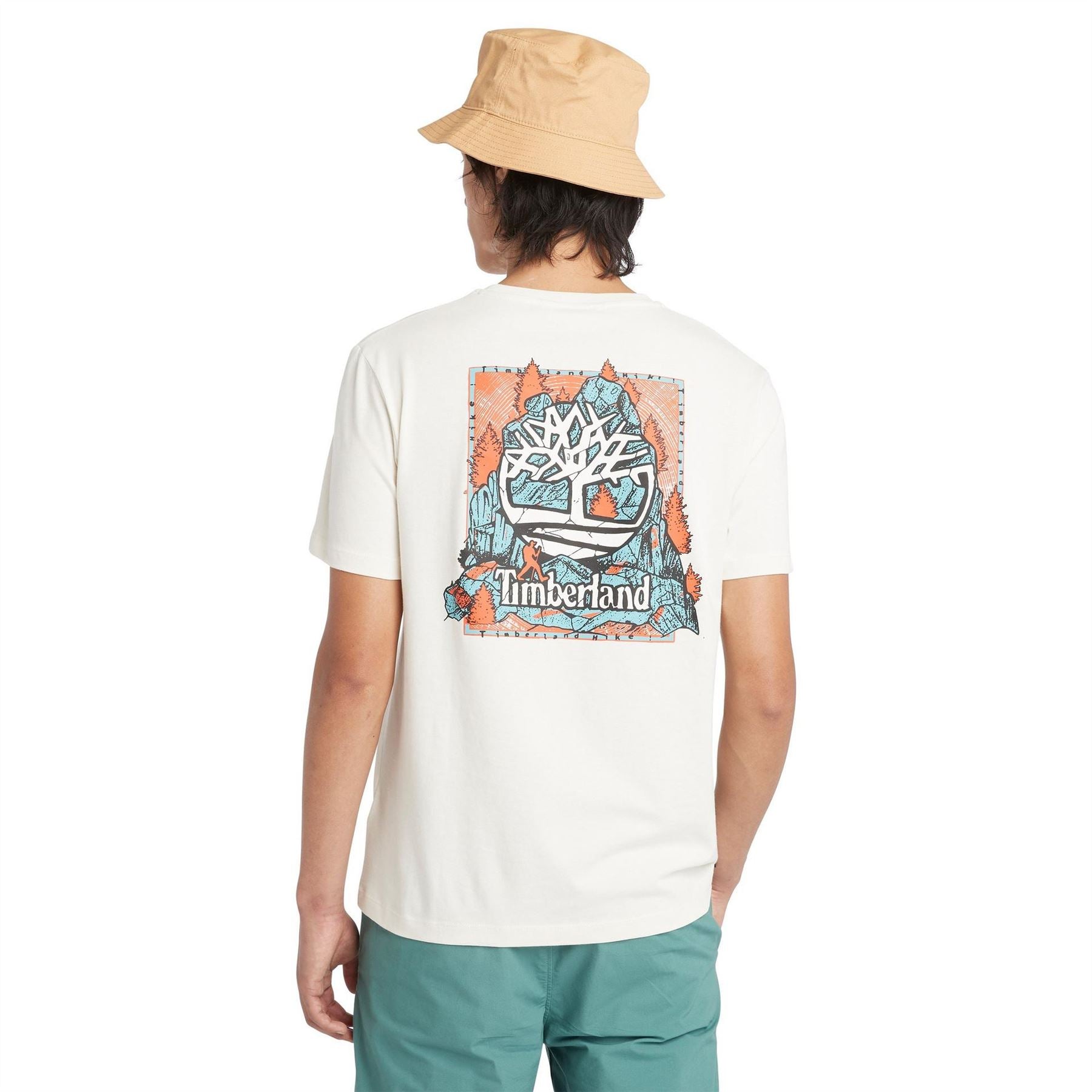 Timberland Timberland Logo Text Graphic Regular Fit T-Shirt