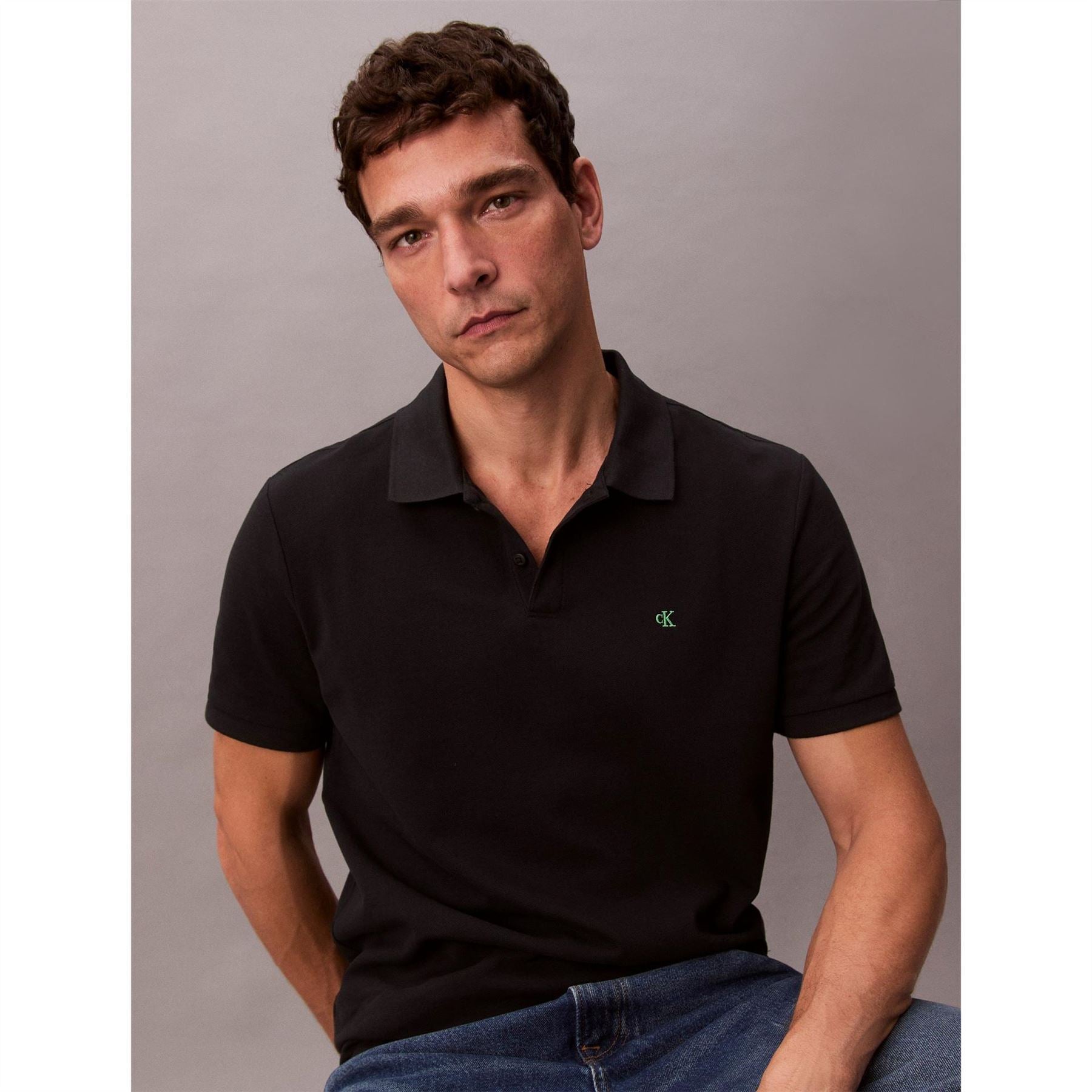 Calvin Klein Jeans Regular Fit Short Sleeve Polo Shirt