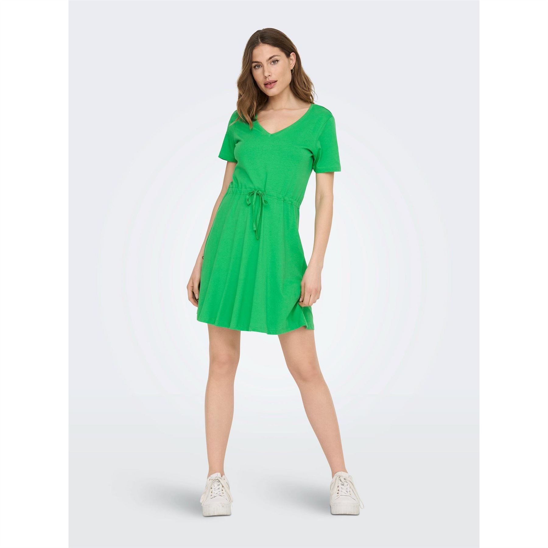 Only May V-Neck Mini T-Shirt Dress