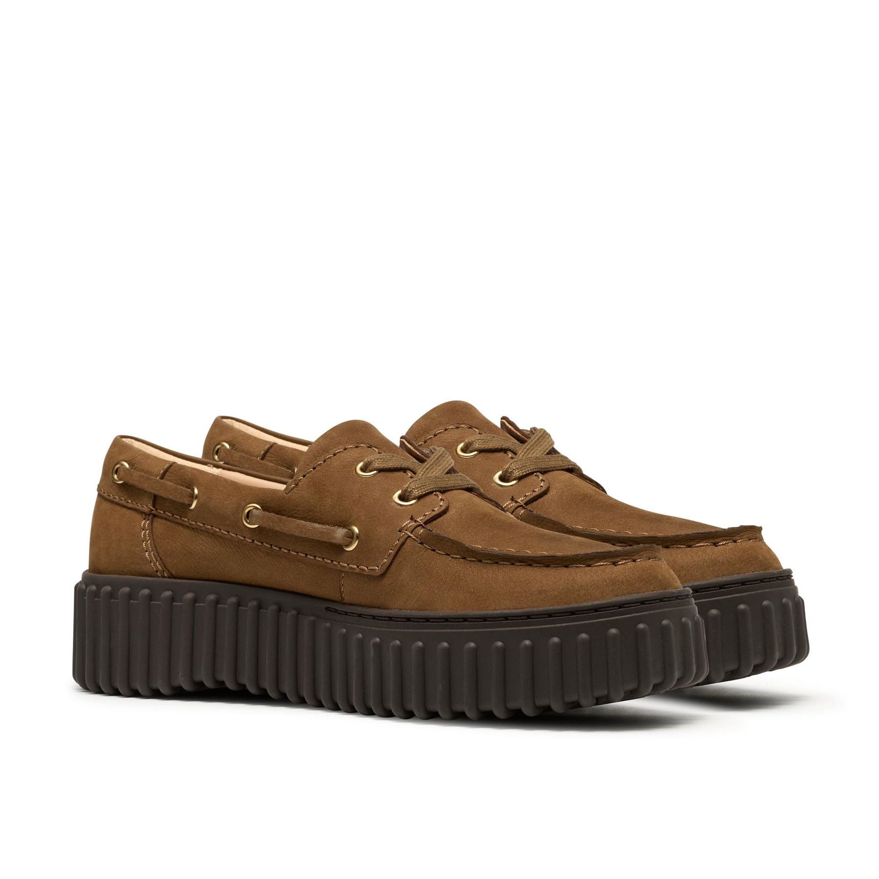 Clarks Torhill Leather Boat Shoes