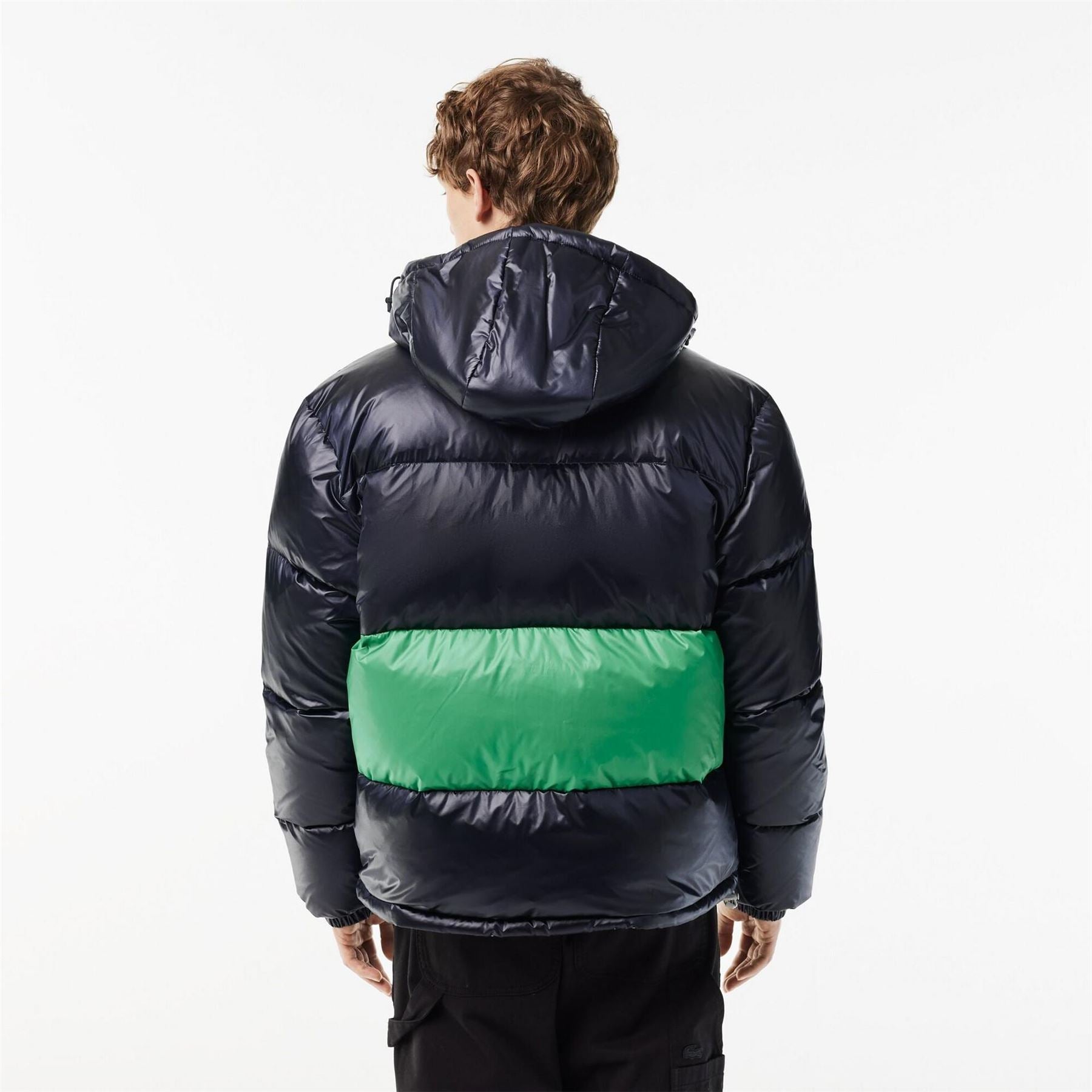 Lacoste Bh1639 Hooded Rain Jacket