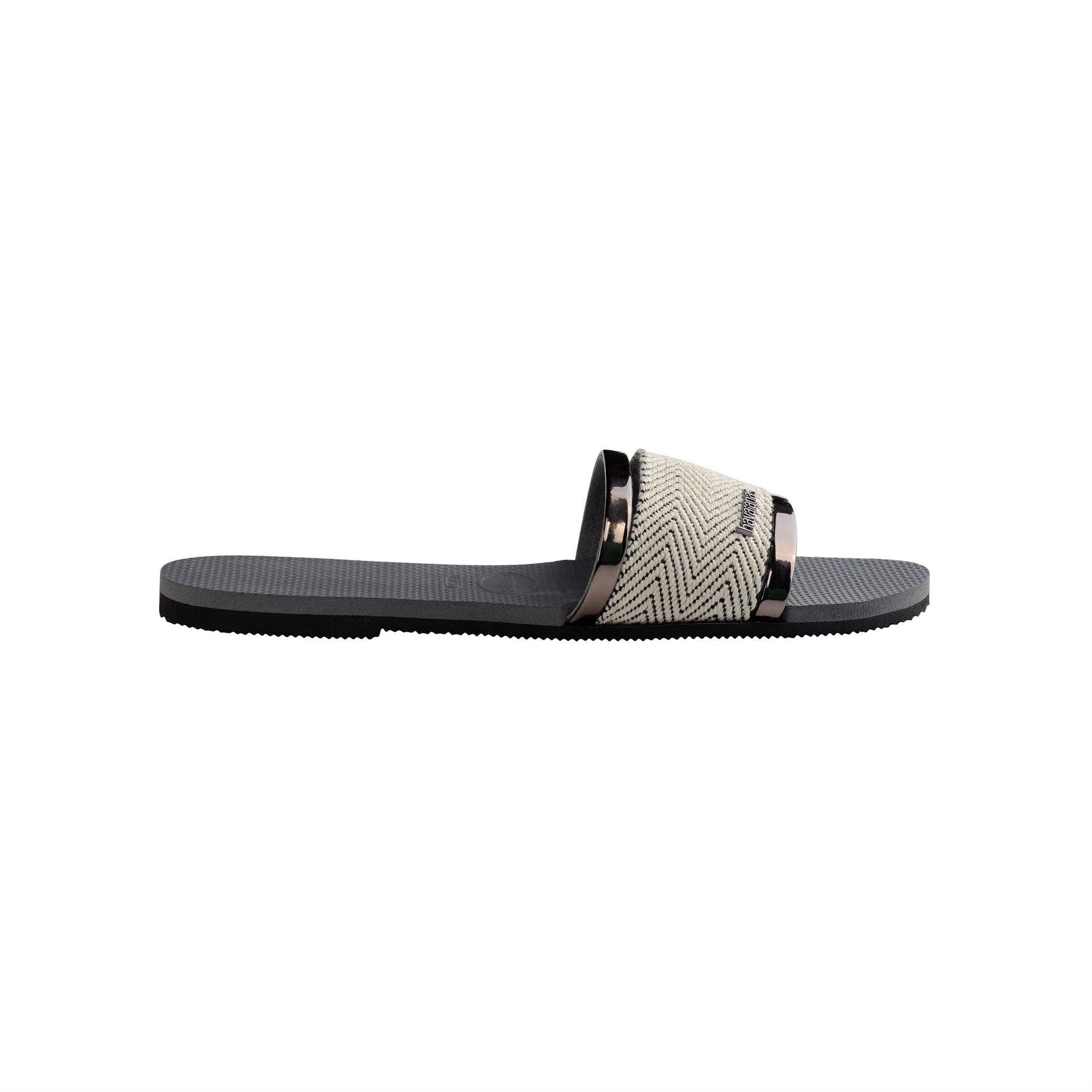 Havaianas Hav. You Trancoso Premium Black 33  Flip Flops Womens