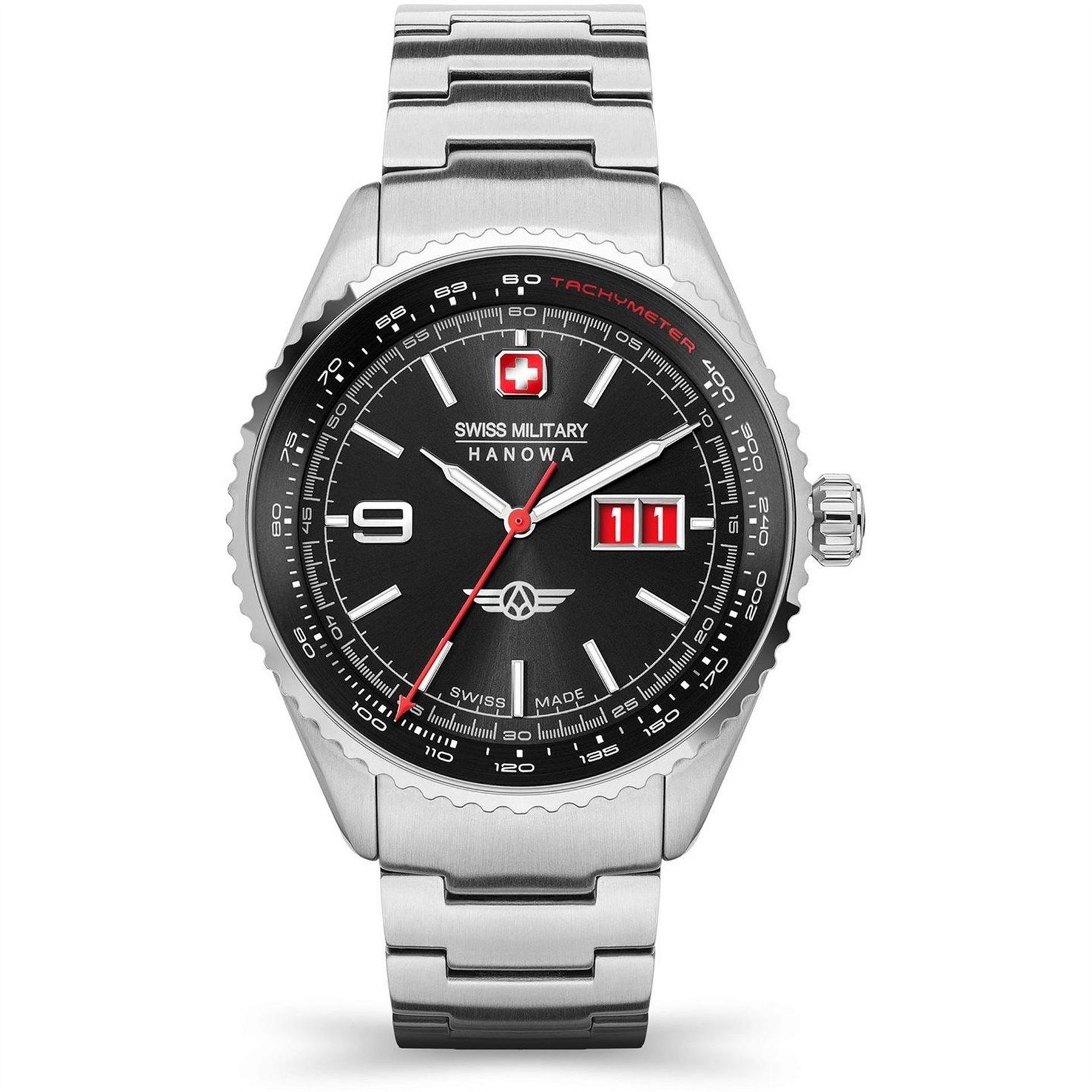 Swiss Military Stainless Steel Analogue Quartz Watch