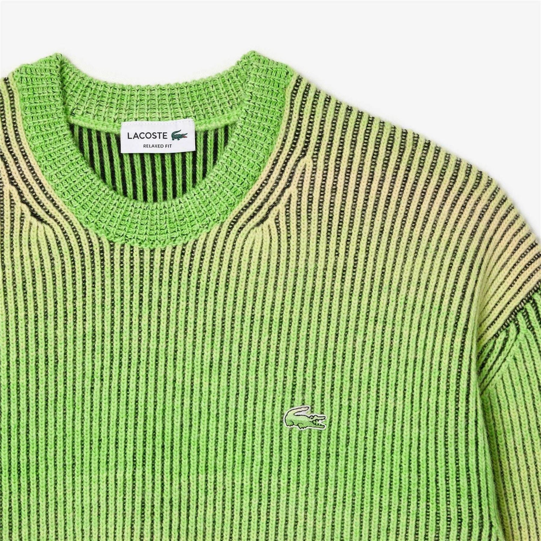 Lacoste Ombre Crew Neck Relaxed Fit Sweatshirt