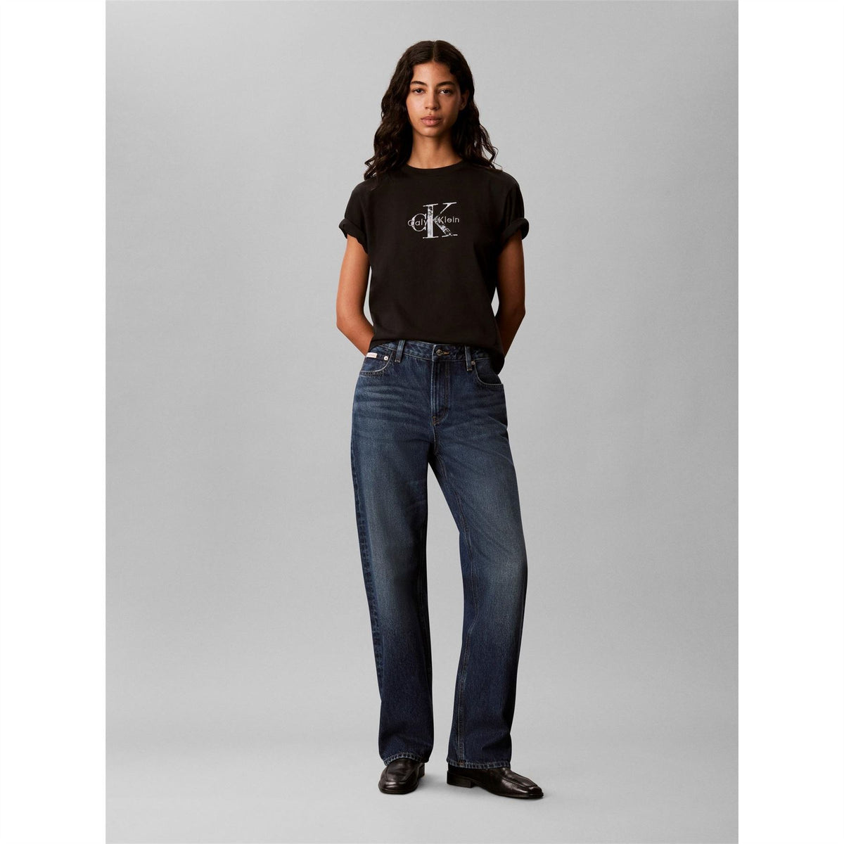 Calvin Klein Jeans Logo T-Shirt Ld63