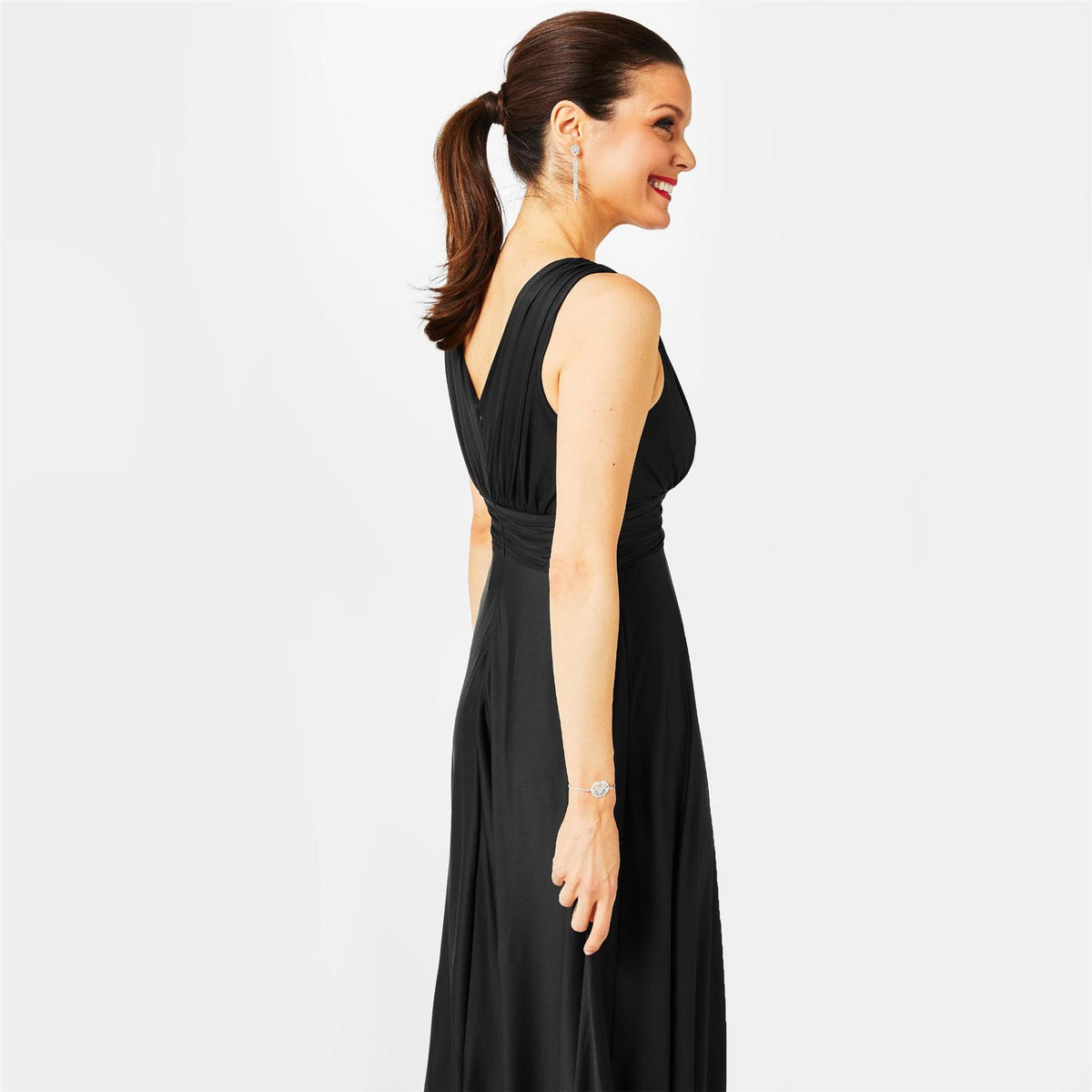Biba Deep V Maxi Dress