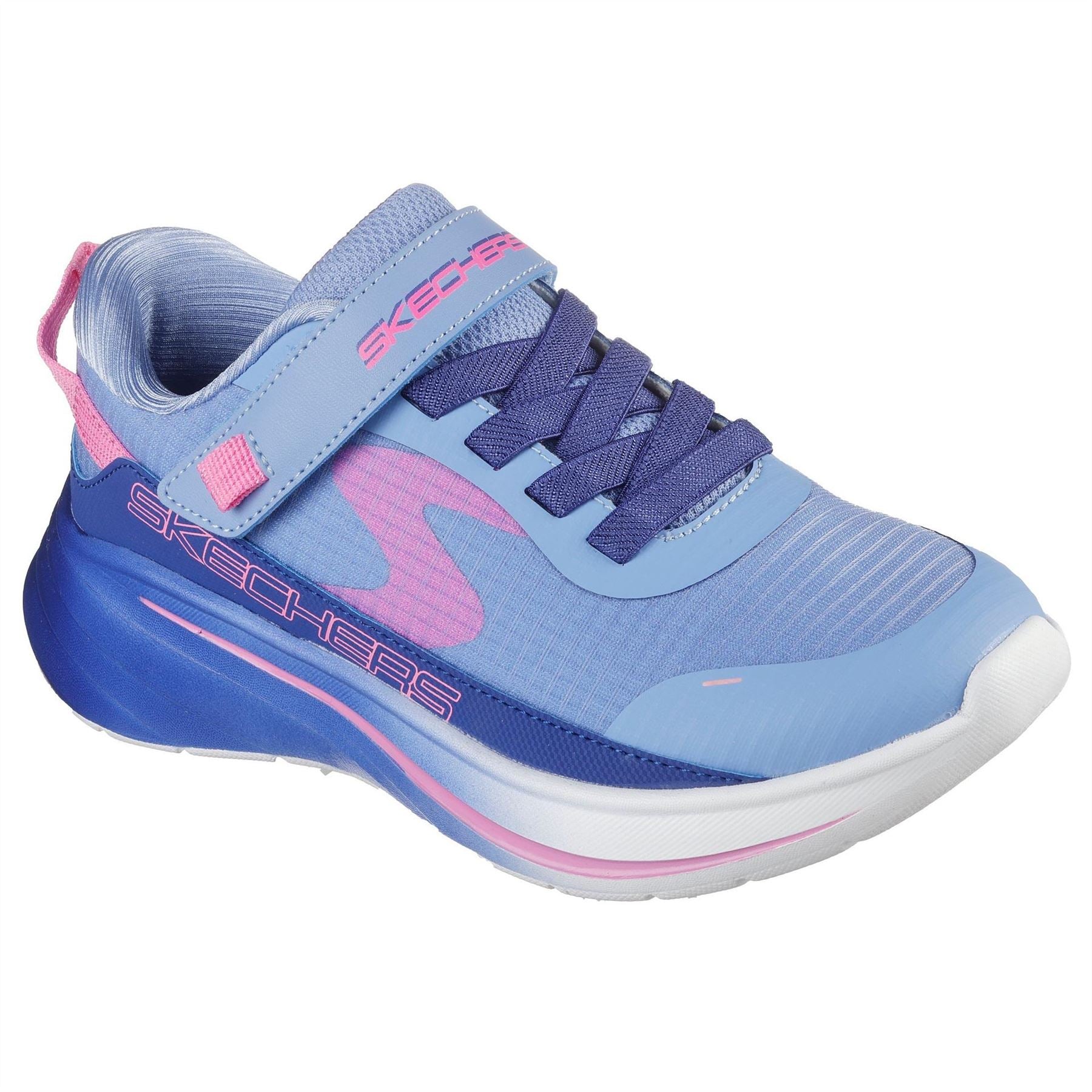 Skechers And Strap Sneaker W Mono Mesh Runners Girls