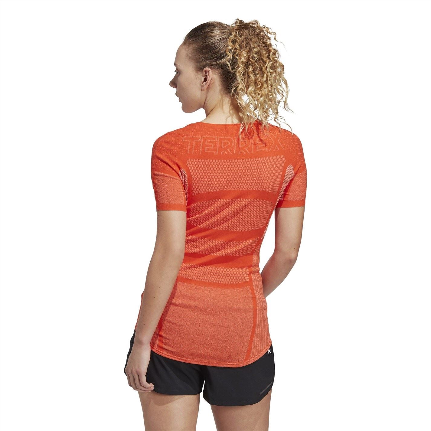 adidas Womens Drynamo Short Sleeve Light Training Top