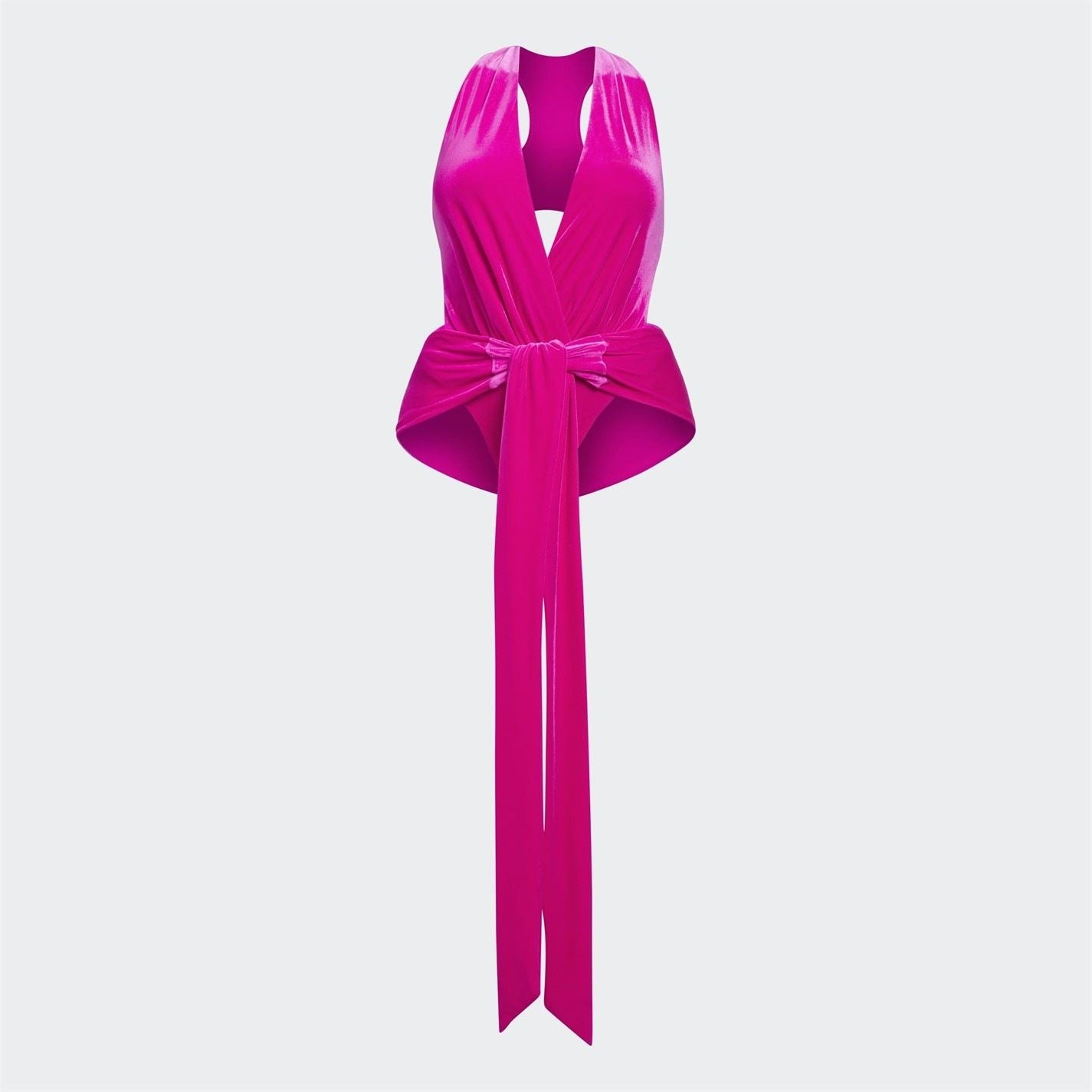 adidas Originals Ivy Park Front Tie One-Piece Swimsuit