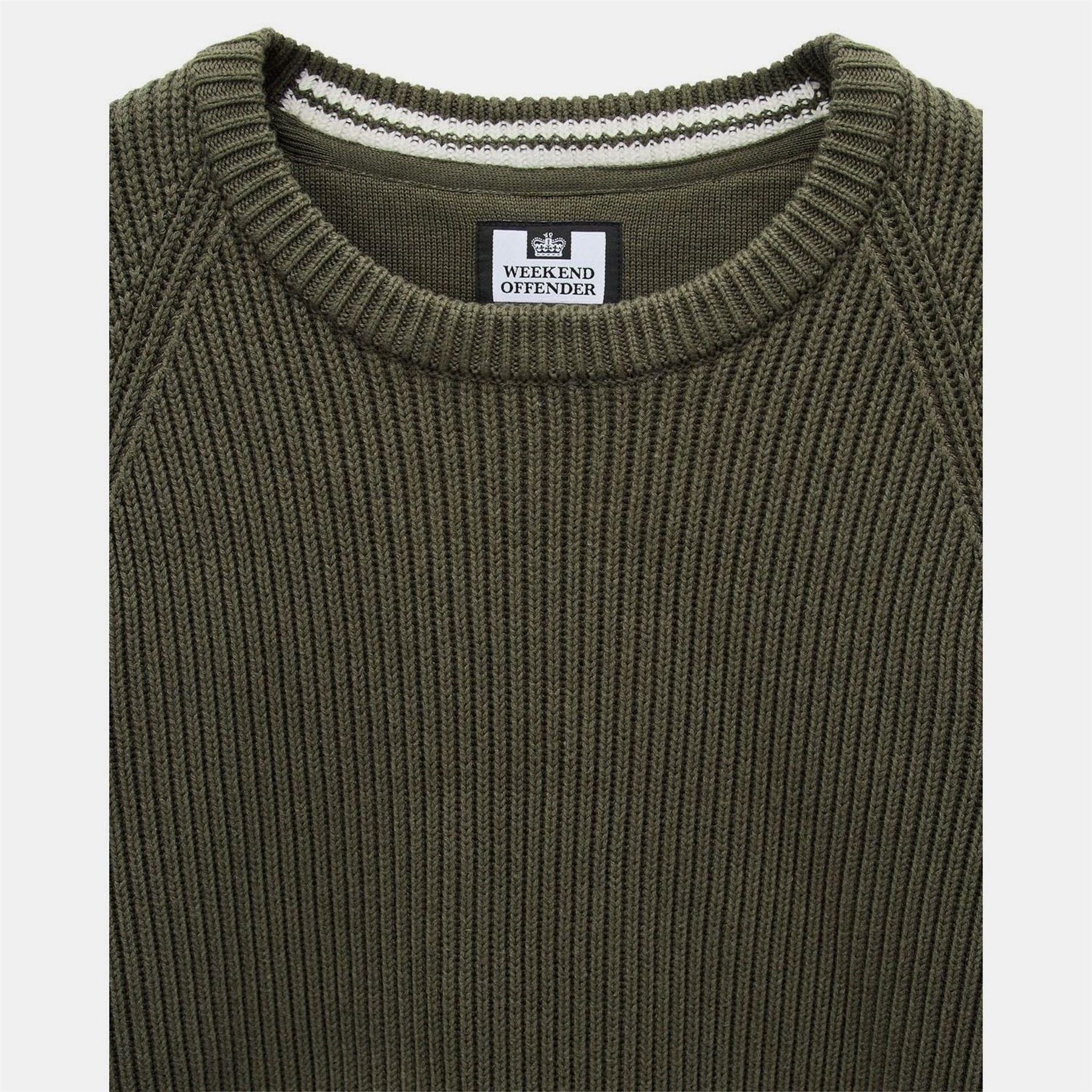 Weekend Offender Morello Rib Crew Knit Sweater