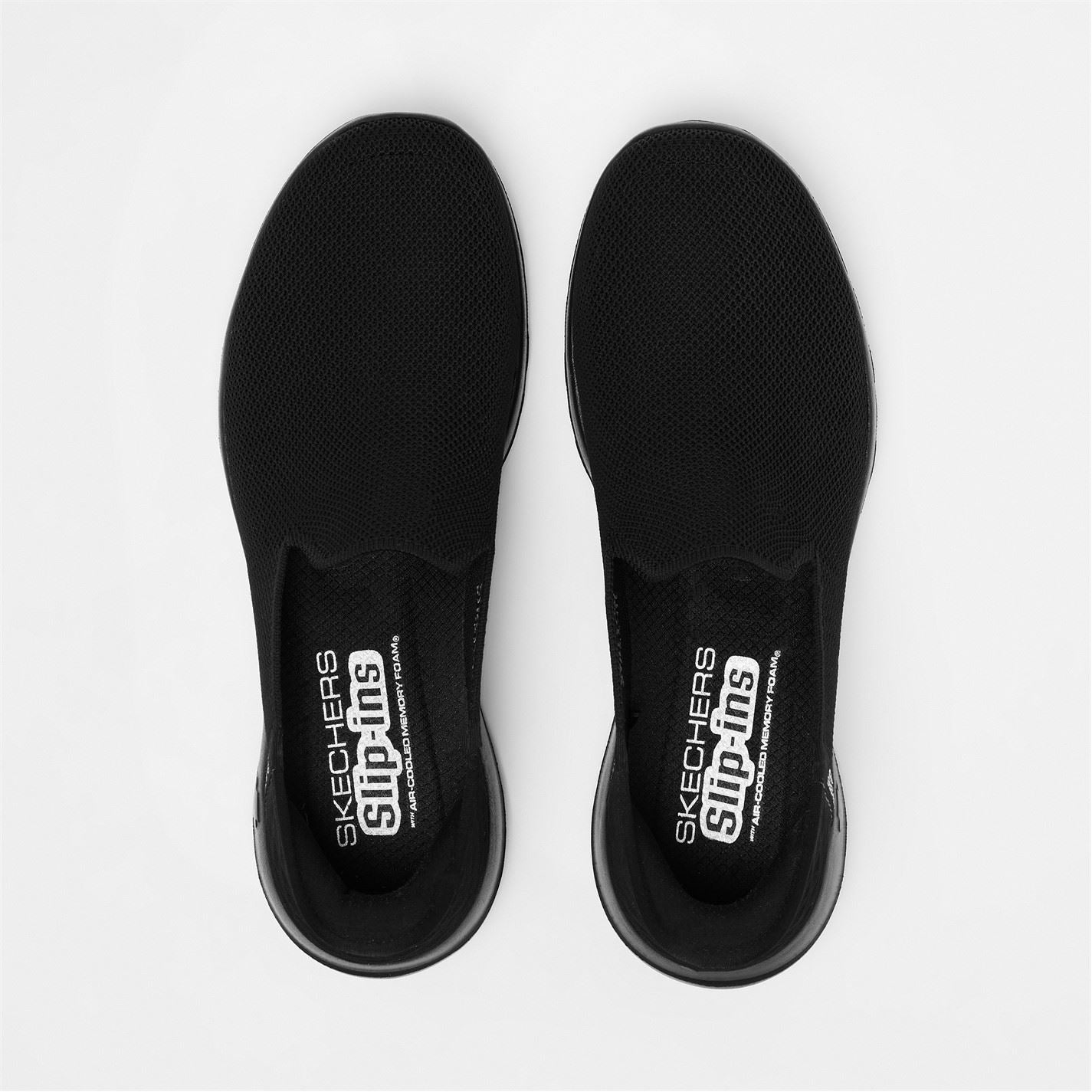 Skechers Womens Stretch Fit Knit Slip Ins Slip On Runners