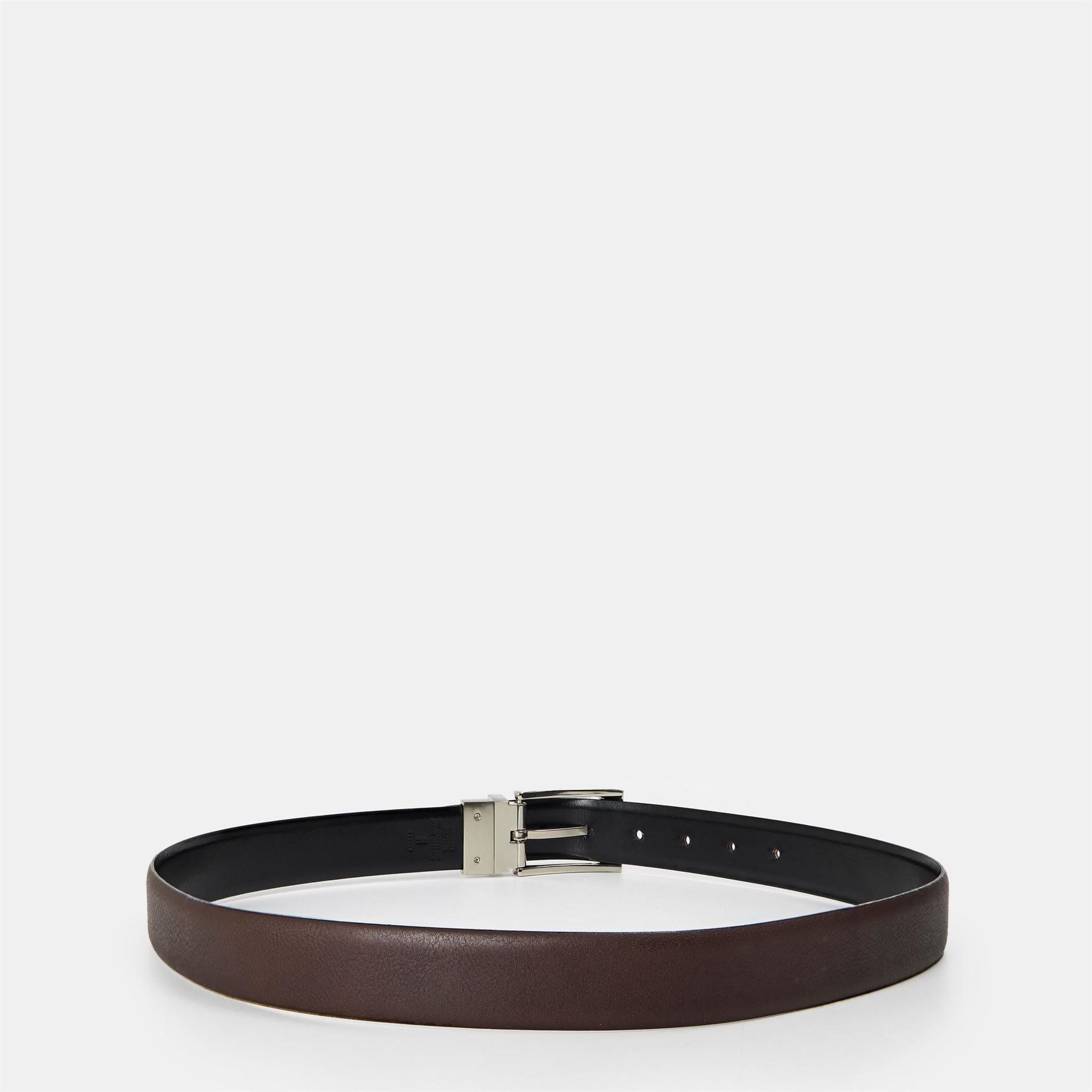Ted Baker Leather Pin Buckle Belt with Logo