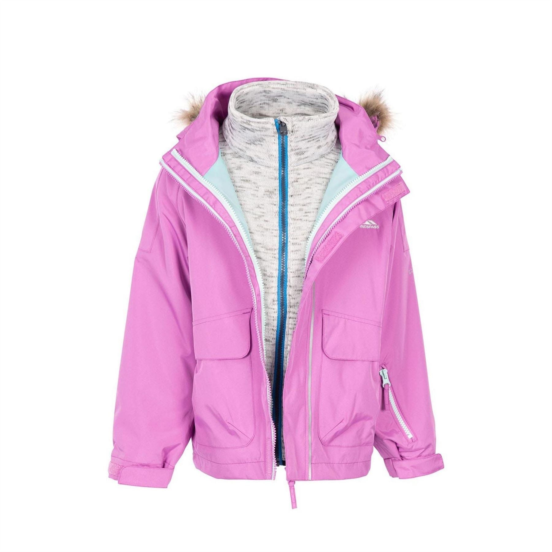 Trespass 3 In 1 Jacket Juniors
