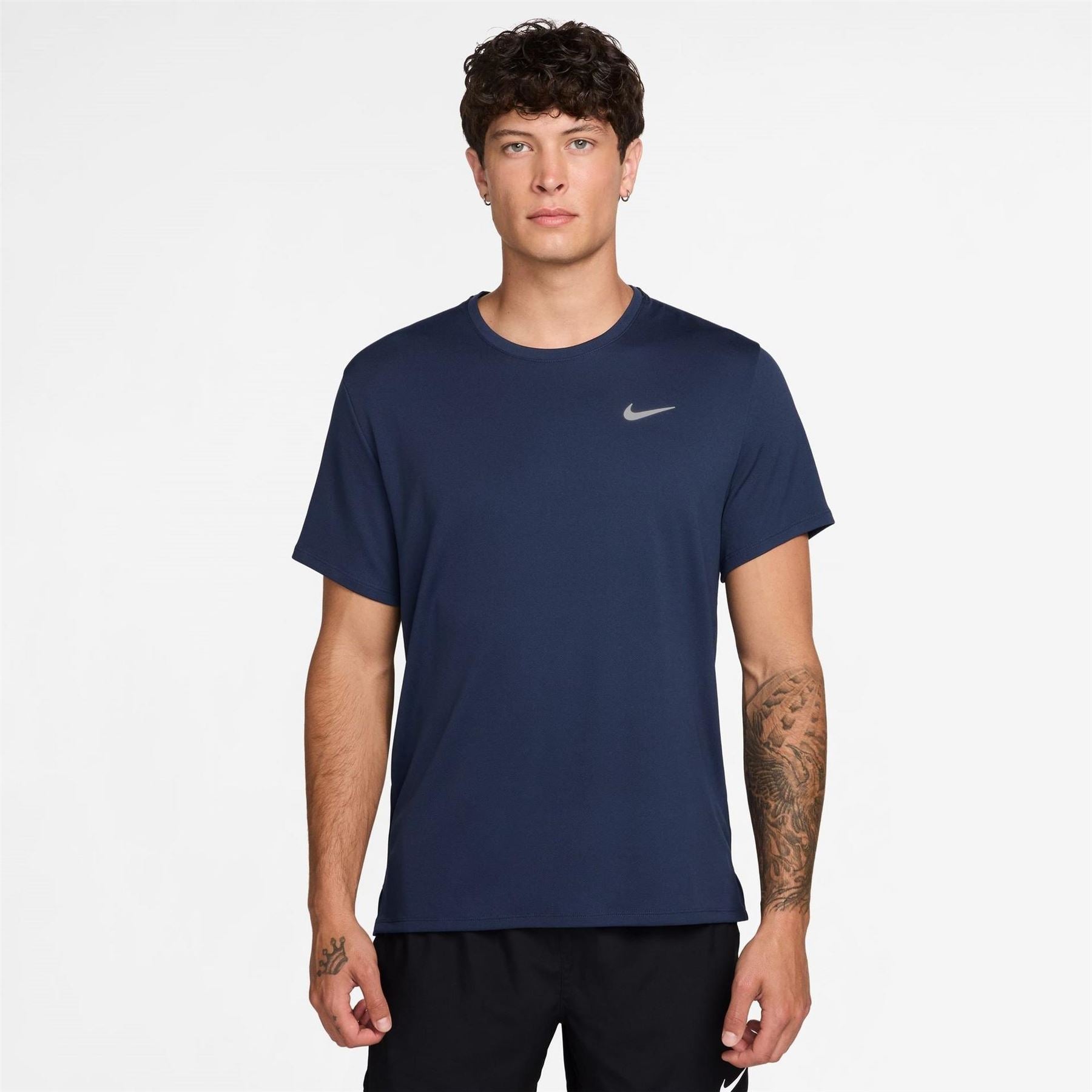 Nike Mens Drifit Miler Running Top