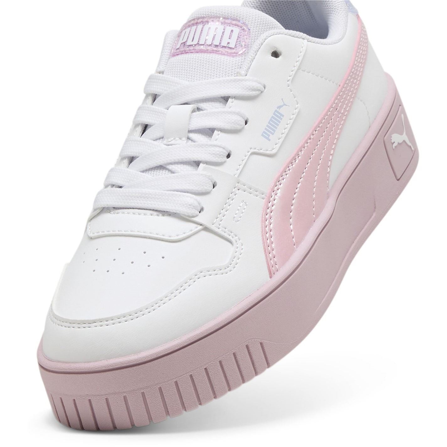 Puma Carina Street Jr Low Top Platform Trainers